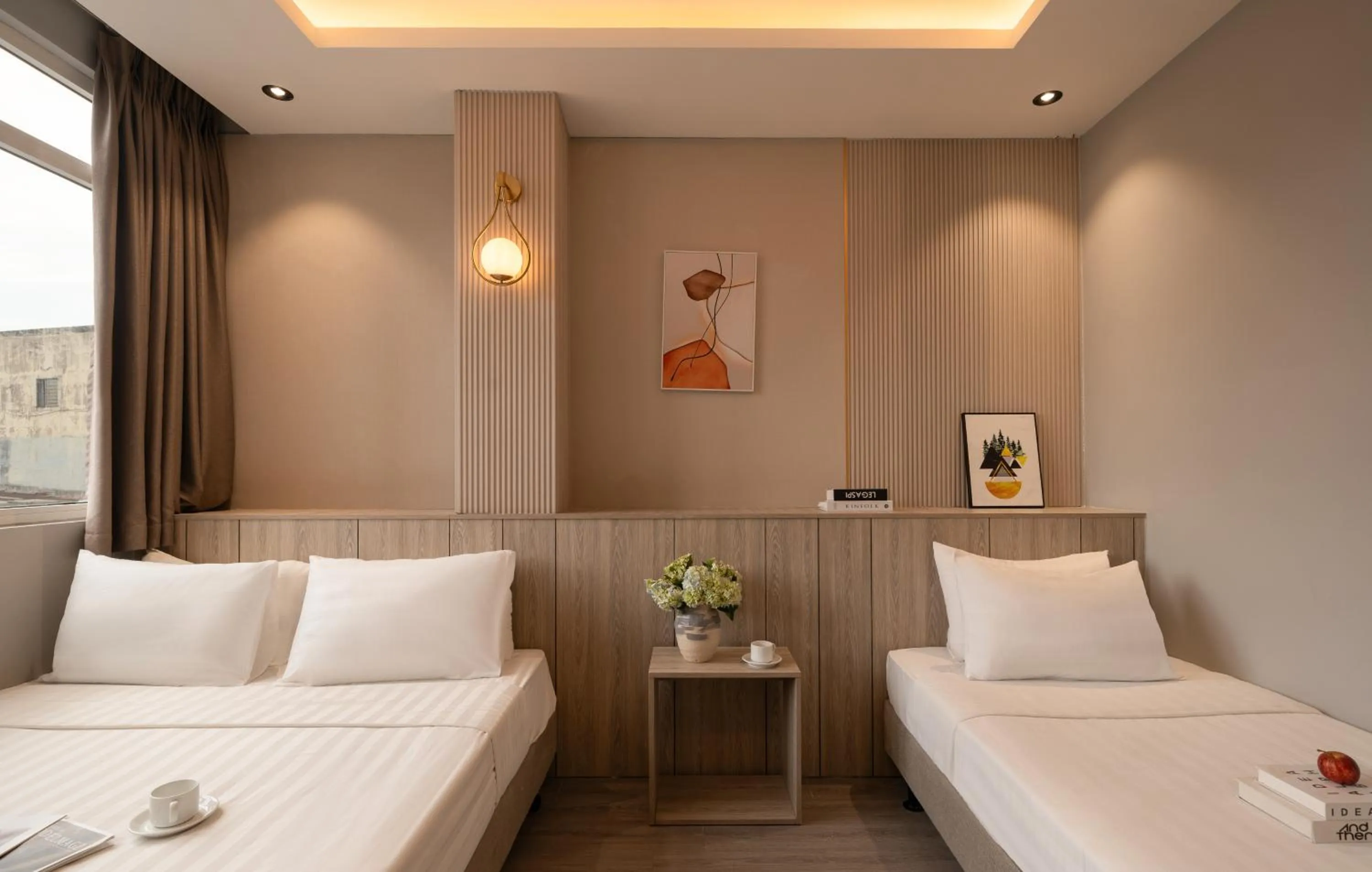 Bed in The Cozy Inn Hotel Ho Chi Minh