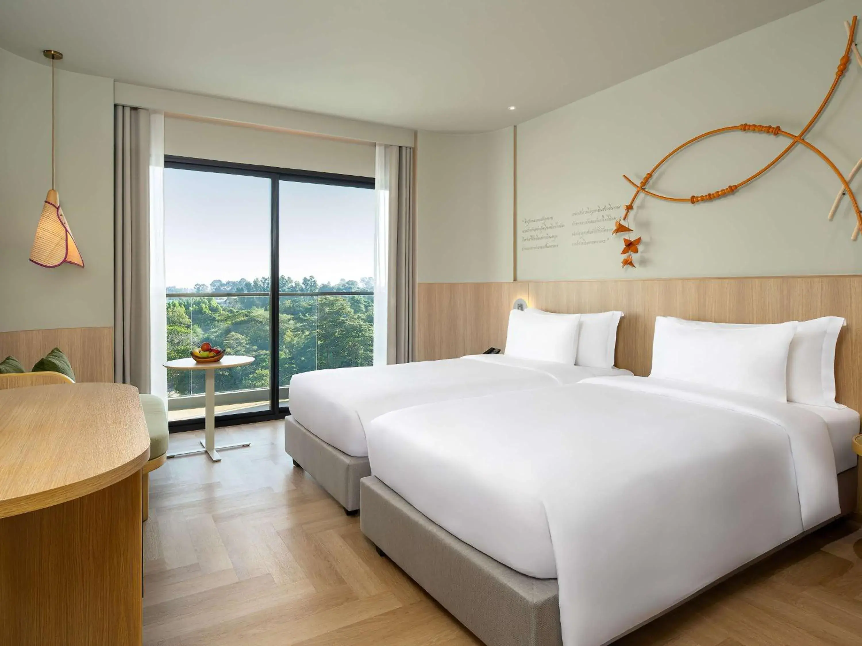 Superior Twin Room with Balcony in Mercure Rayong Lomtalay Villas & Resort Superior Twin Room with Balcony in Mercure Rayong Lomtalay Villas & Resort