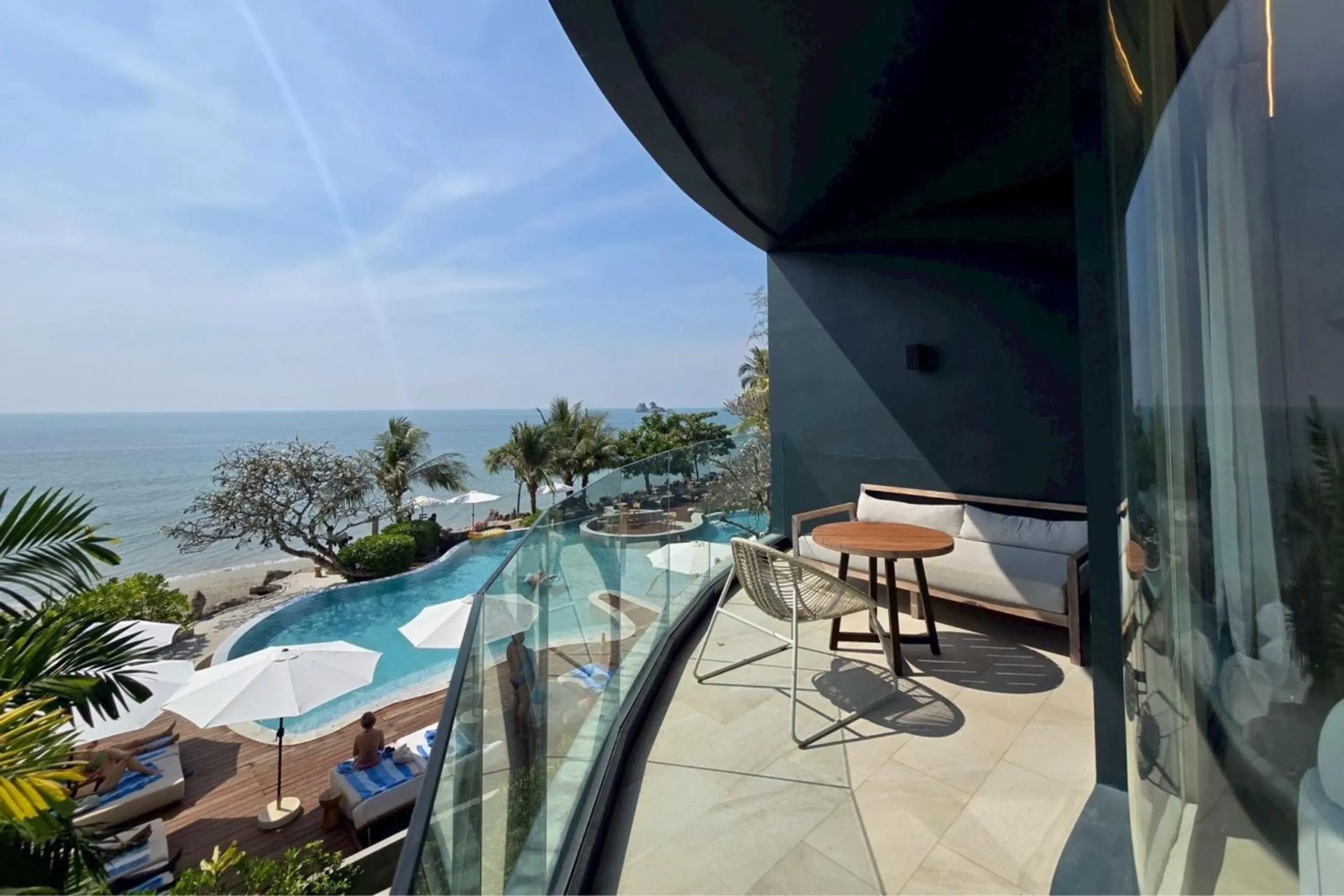 Sea view in Mercure Rayong Lomtalay Villas & Resort