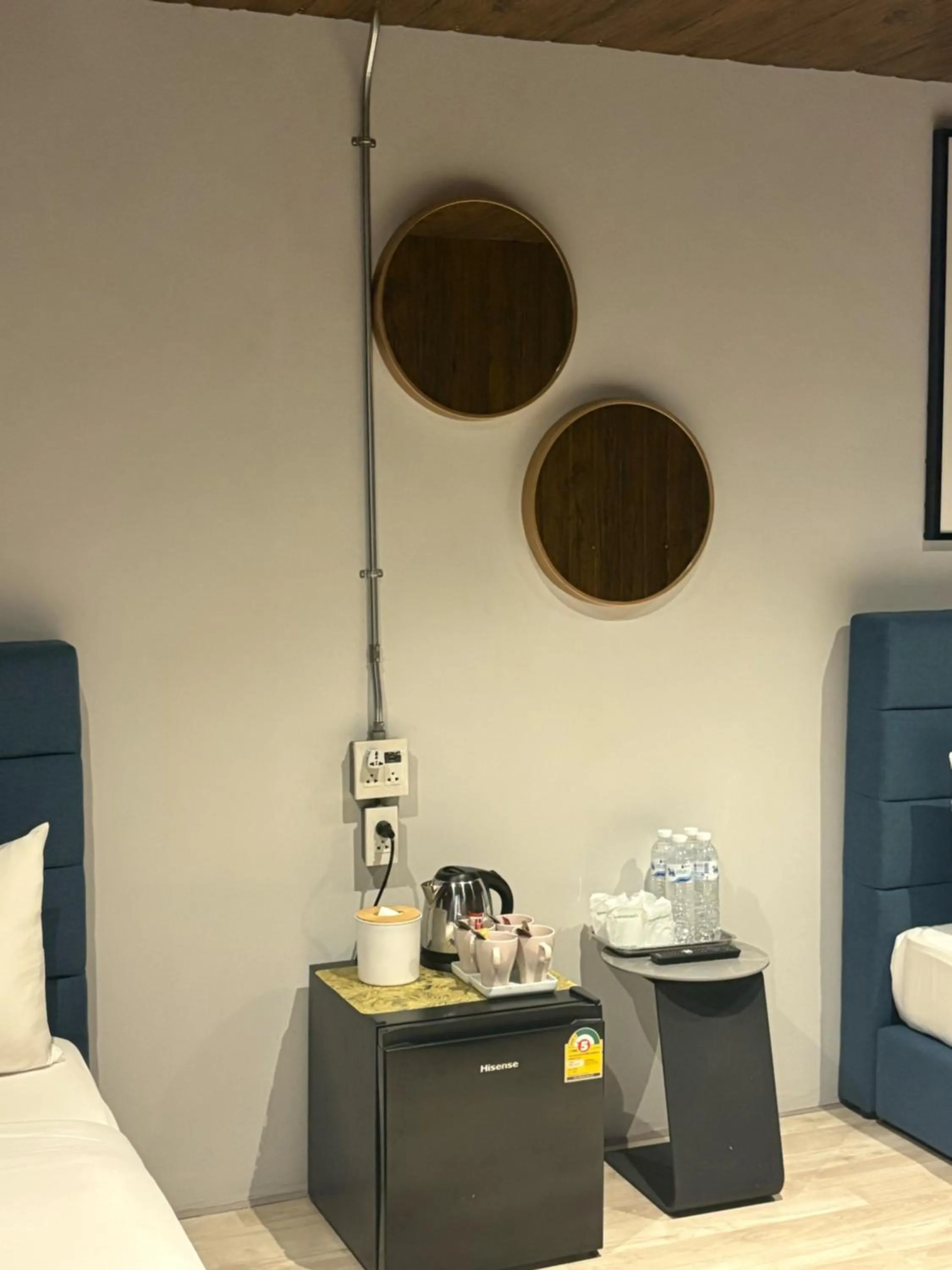 Coffee/tea facilities, Bed in Icon Hotel Hatyai