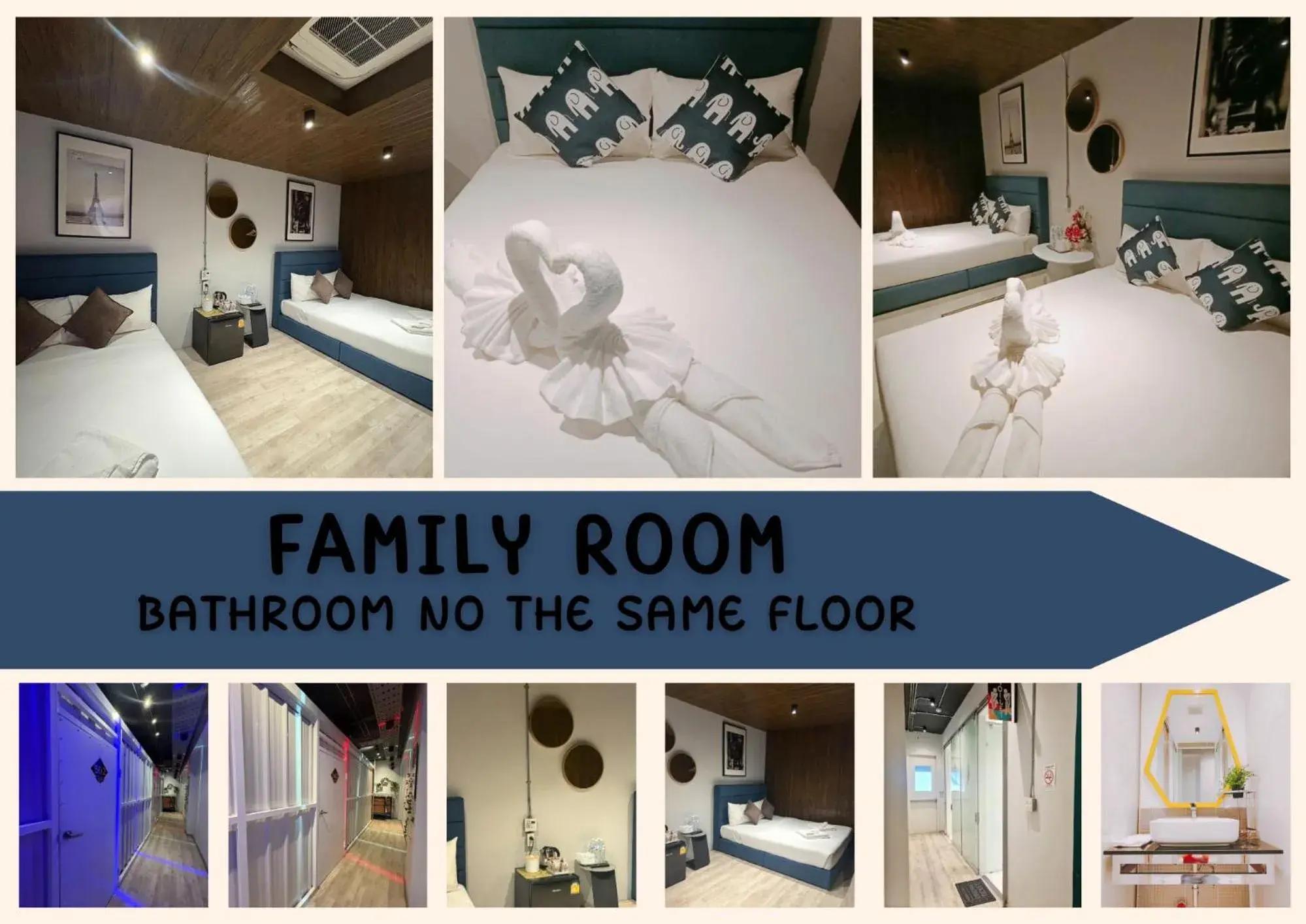 Quadruple Room in Icon Hotel Hatyai Quadruple Room in Icon Hotel Hatyai