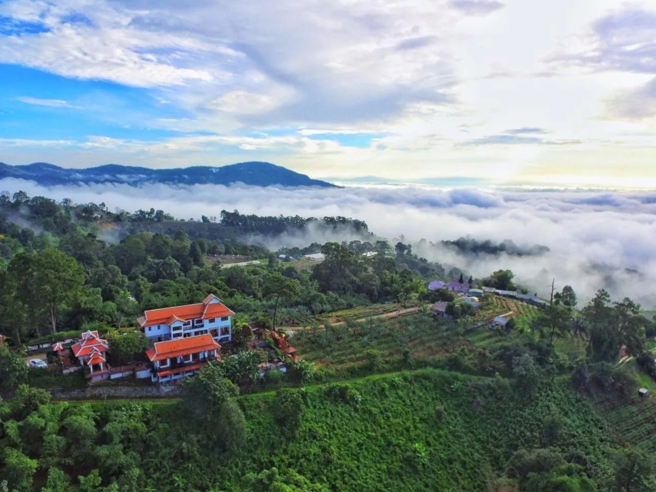 Bird's-eye View in Phumorkdao Resort