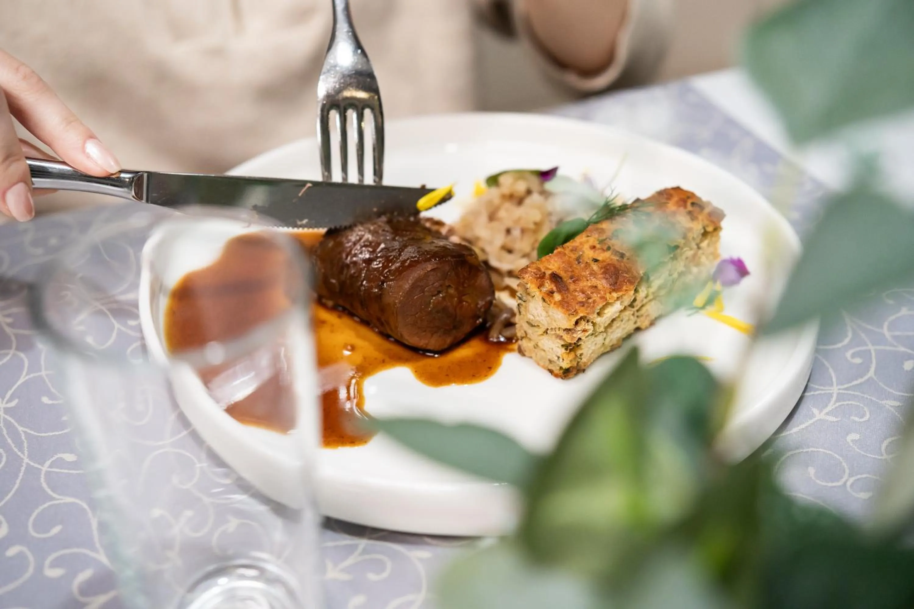 Food in Hotel Sladovna