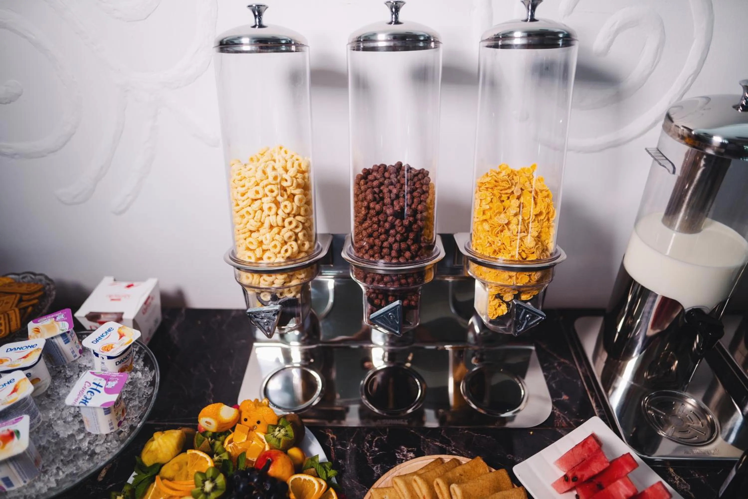 Buffet breakfast in Sunrise Osh