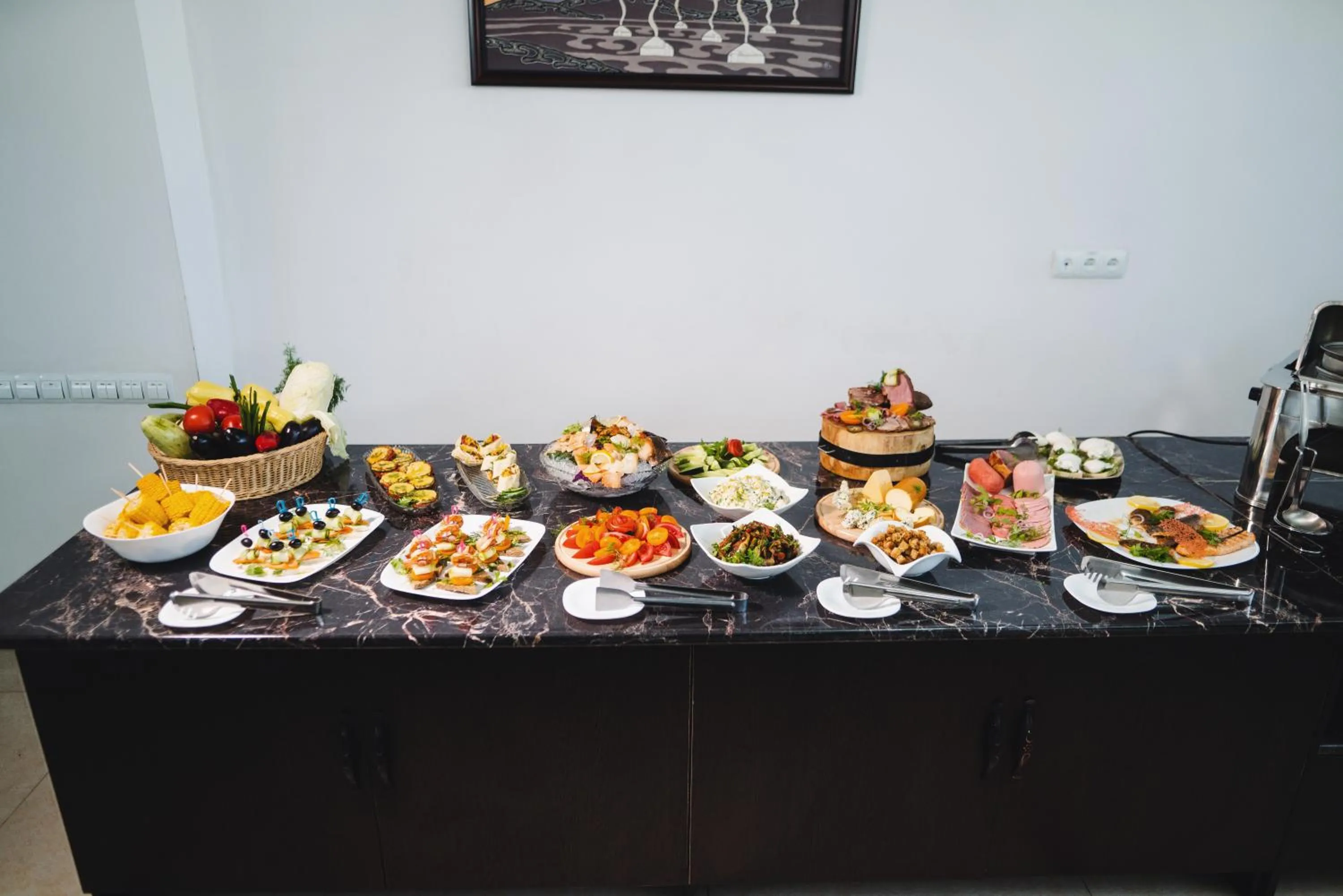 Buffet breakfast in Sunrise Osh