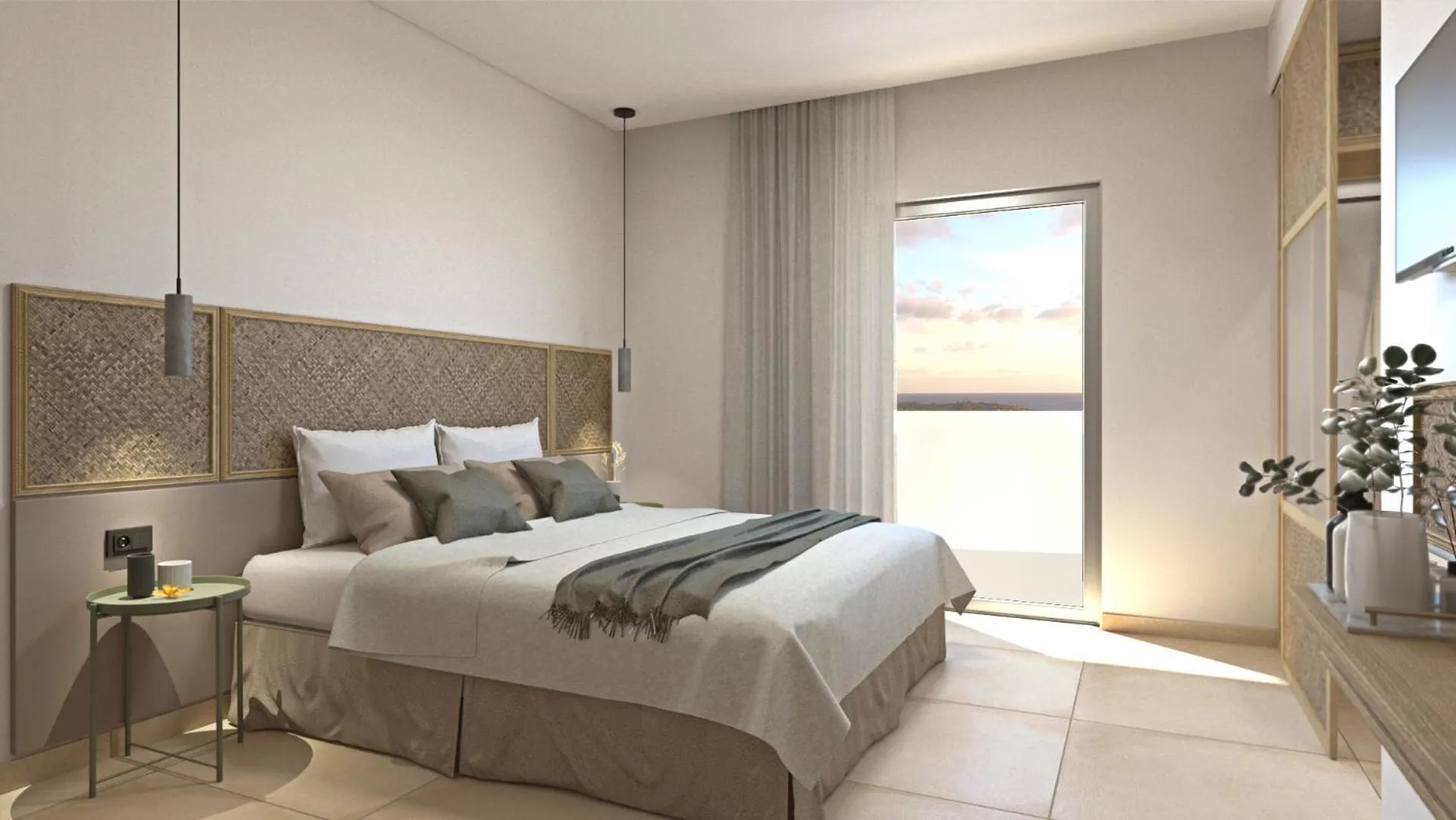 Photo of the whole room, Bed in Elafonisi Resort by Kalomirakis Family