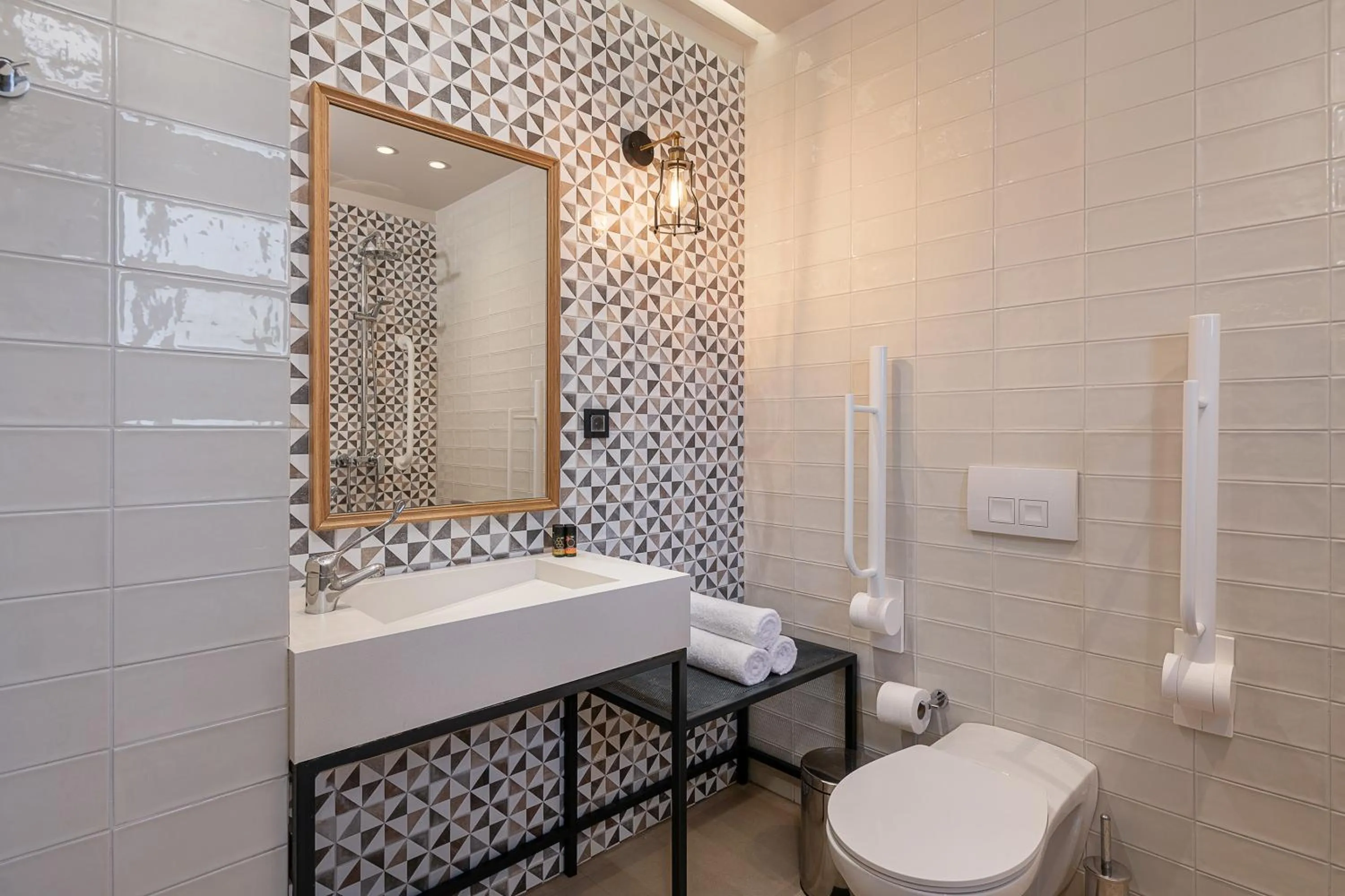 Bathroom in Elafonisi Resort by Kalomirakis Family