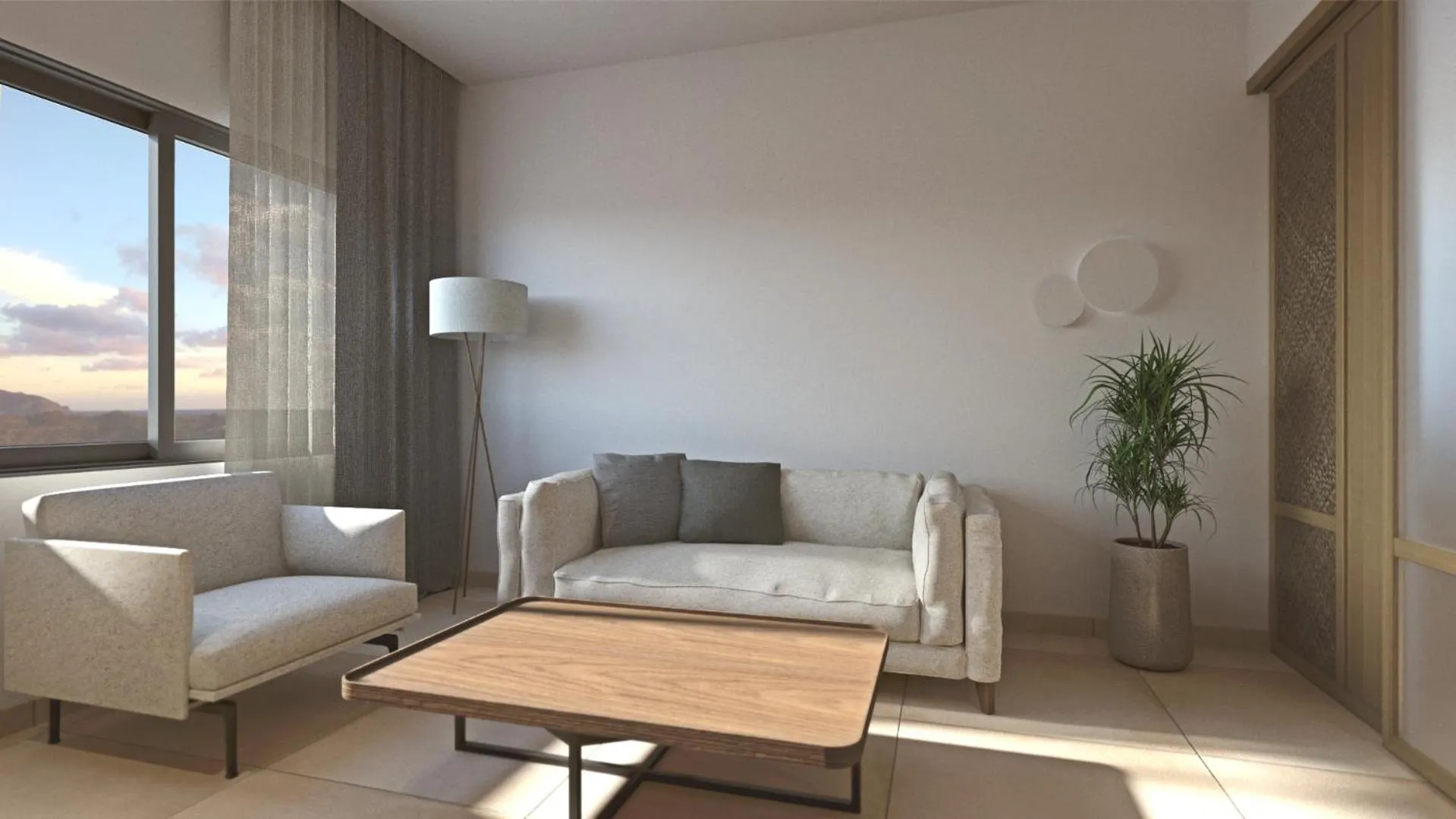 Living room in Elafonisi Resort by Kalomirakis Family