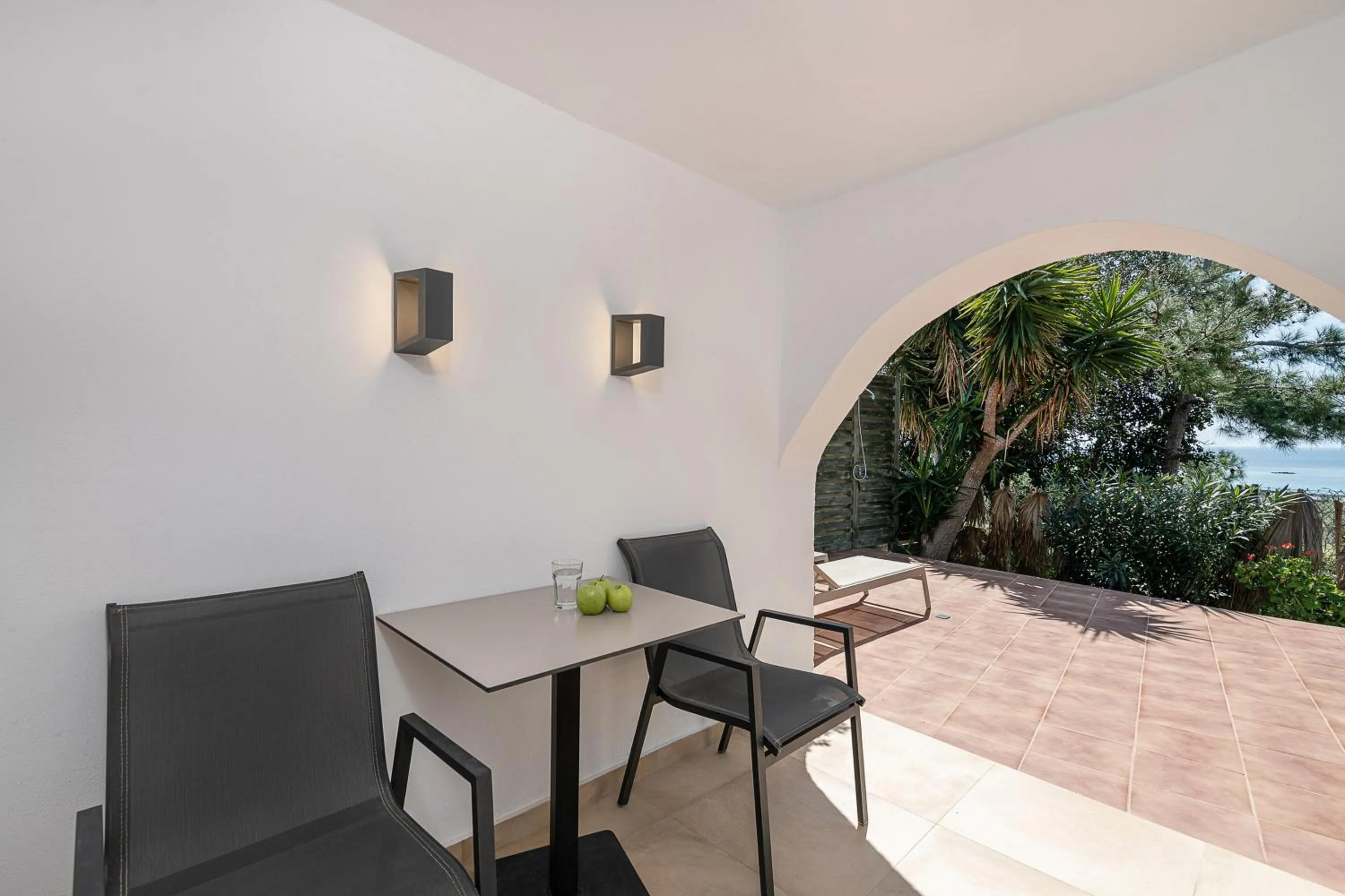 Patio in Elafonisi Resort by Kalomirakis Family