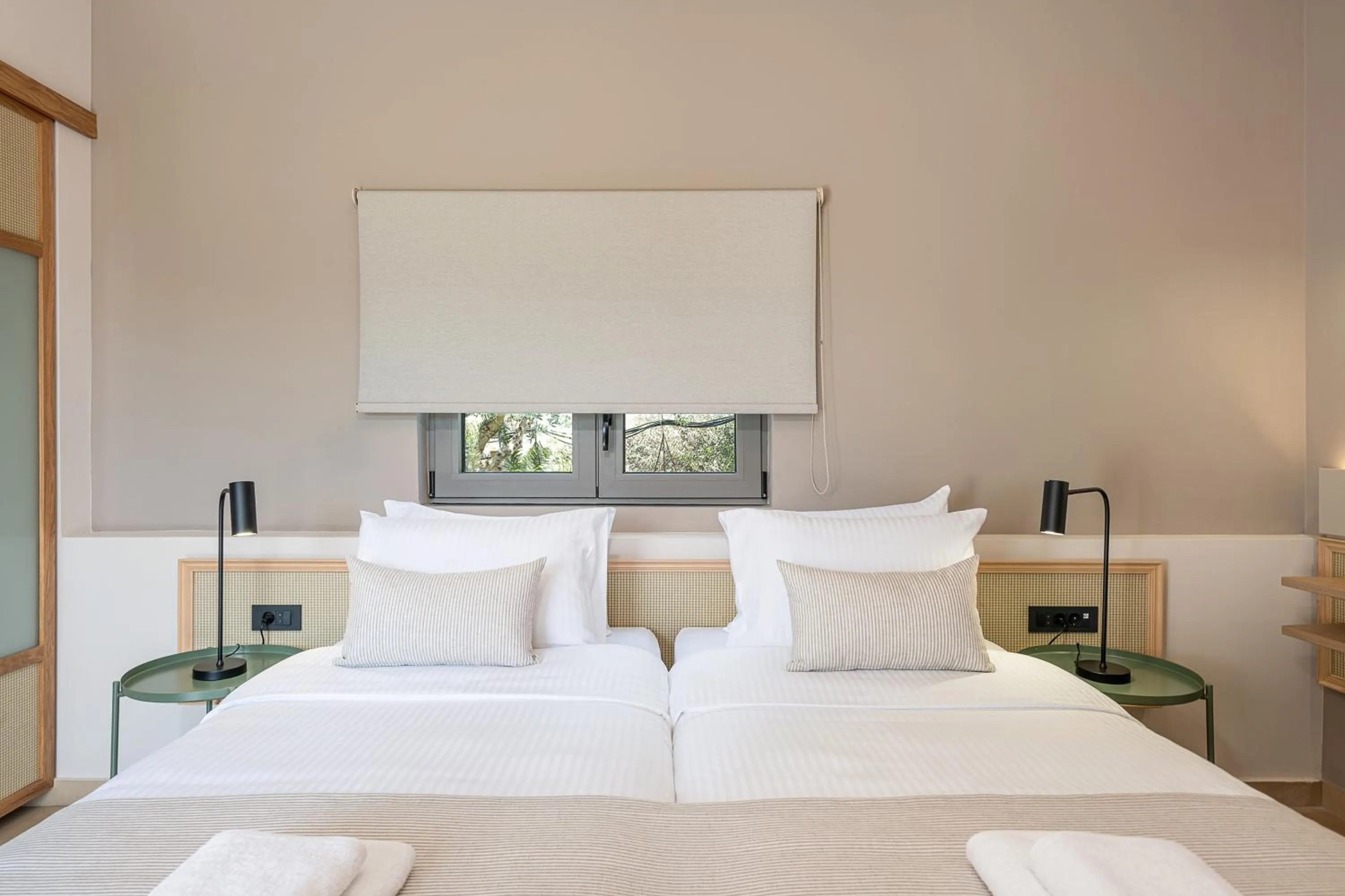 Bed in Elafonisi Resort by Kalomirakis Family