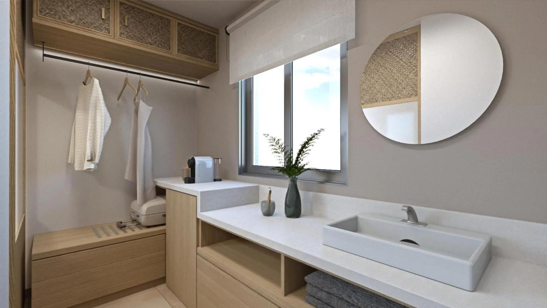 Bathroom in Elafonisi Resort by Kalomirakis Family