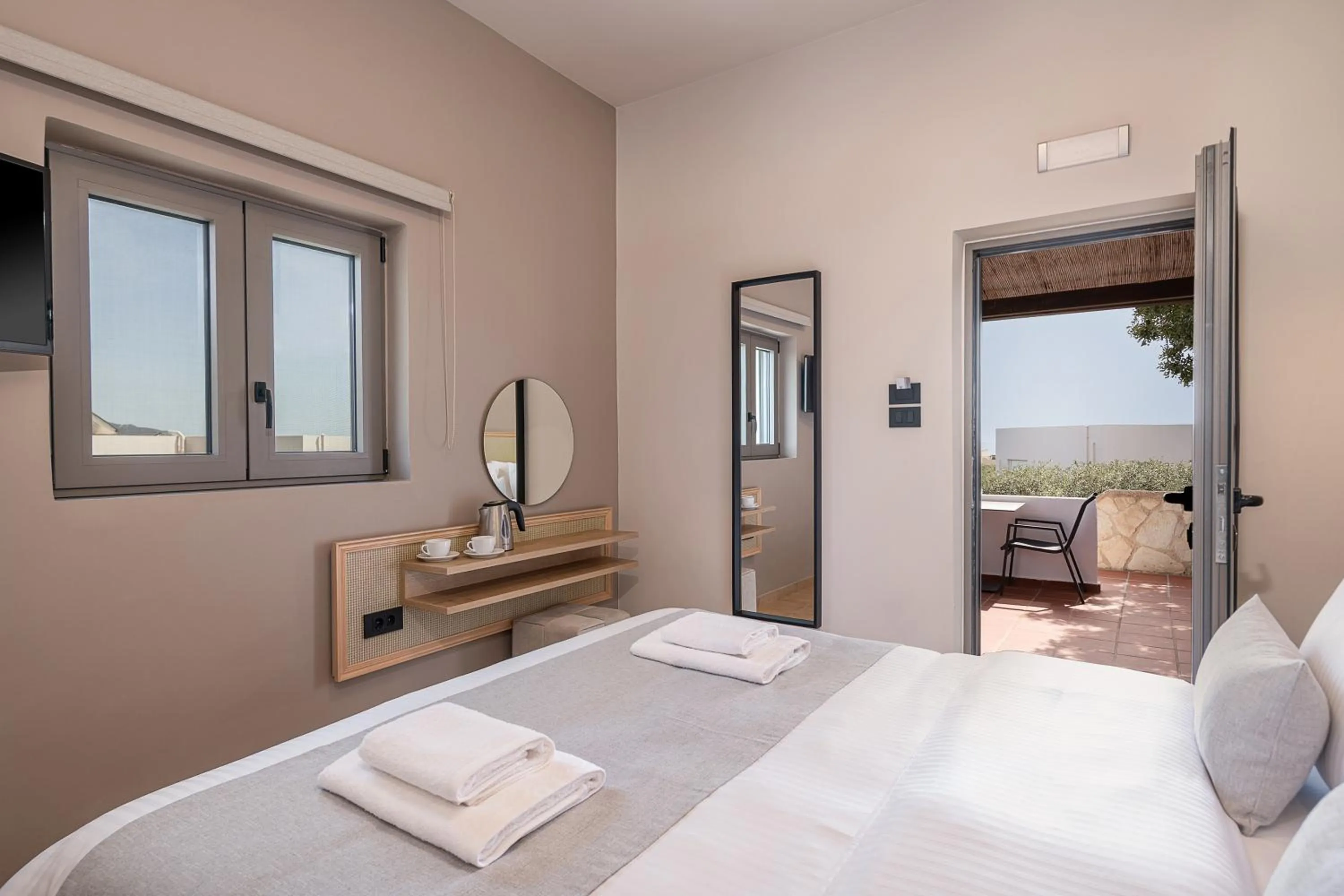 Bed in Elafonisi Resort by Kalomirakis Family