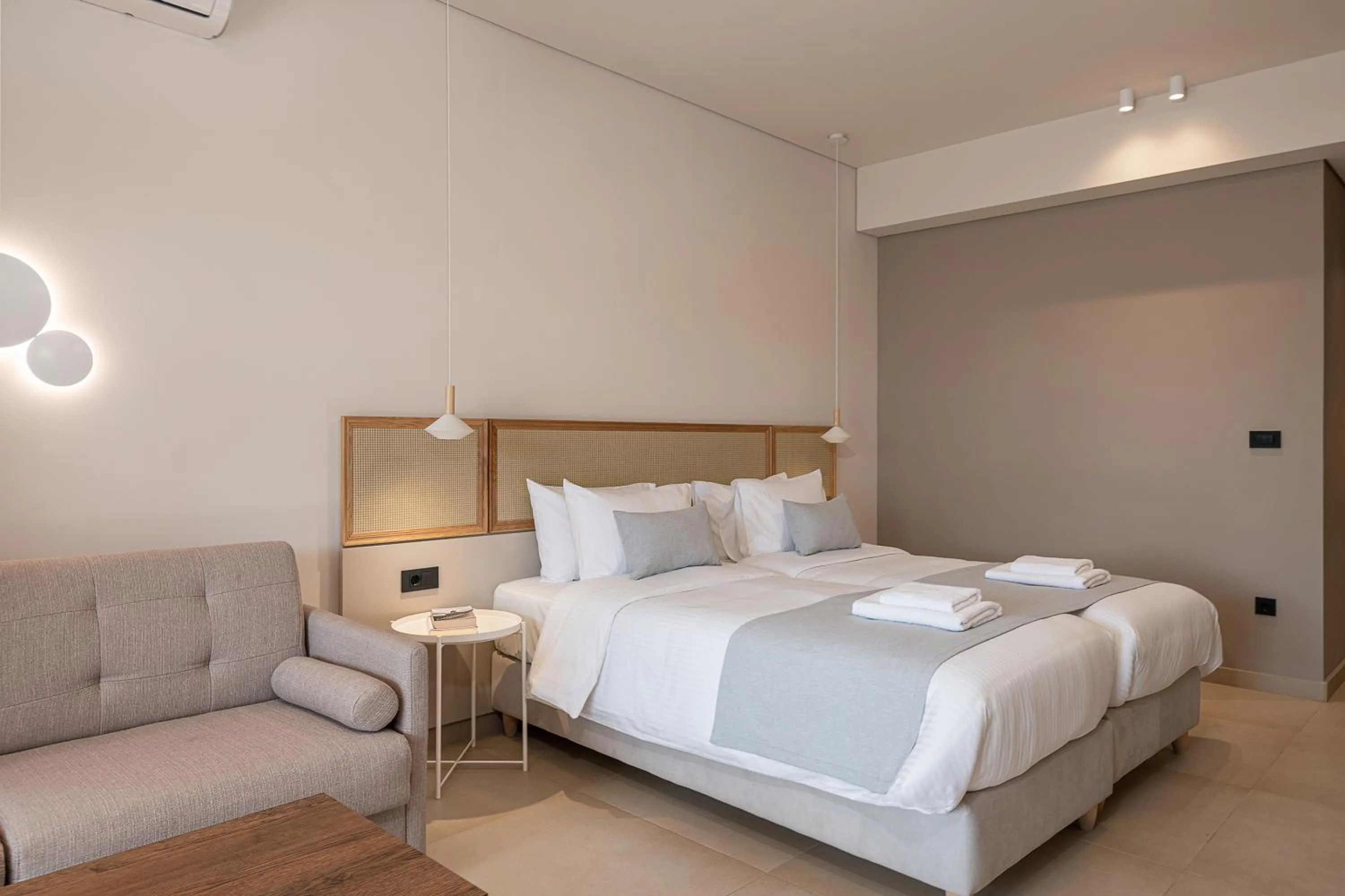 Bed in Elafonisi Resort by Kalomirakis Family