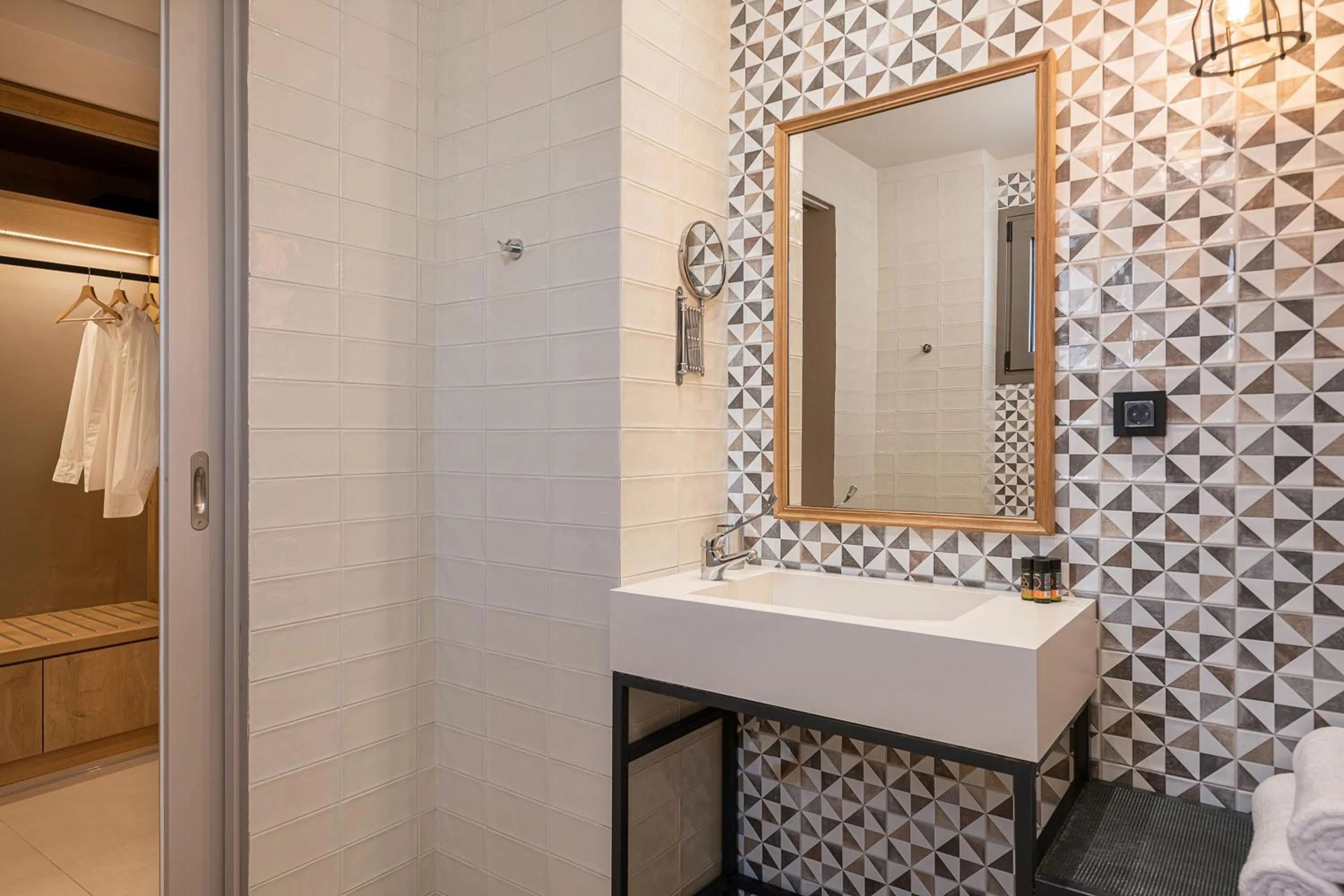 Bathroom in Elafonisi Resort by Kalomirakis Family