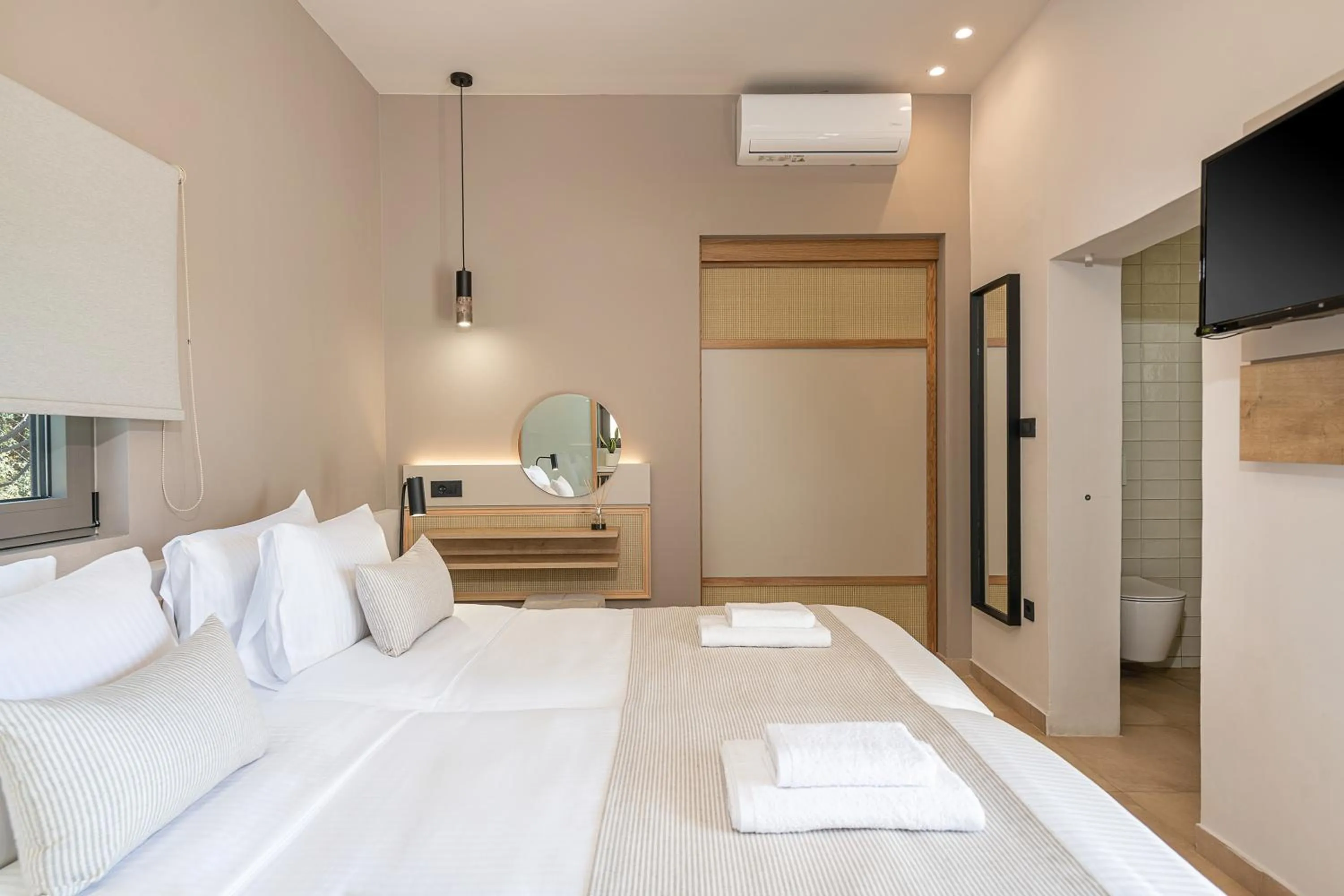 Bed in Elafonisi Resort by Kalomirakis Family