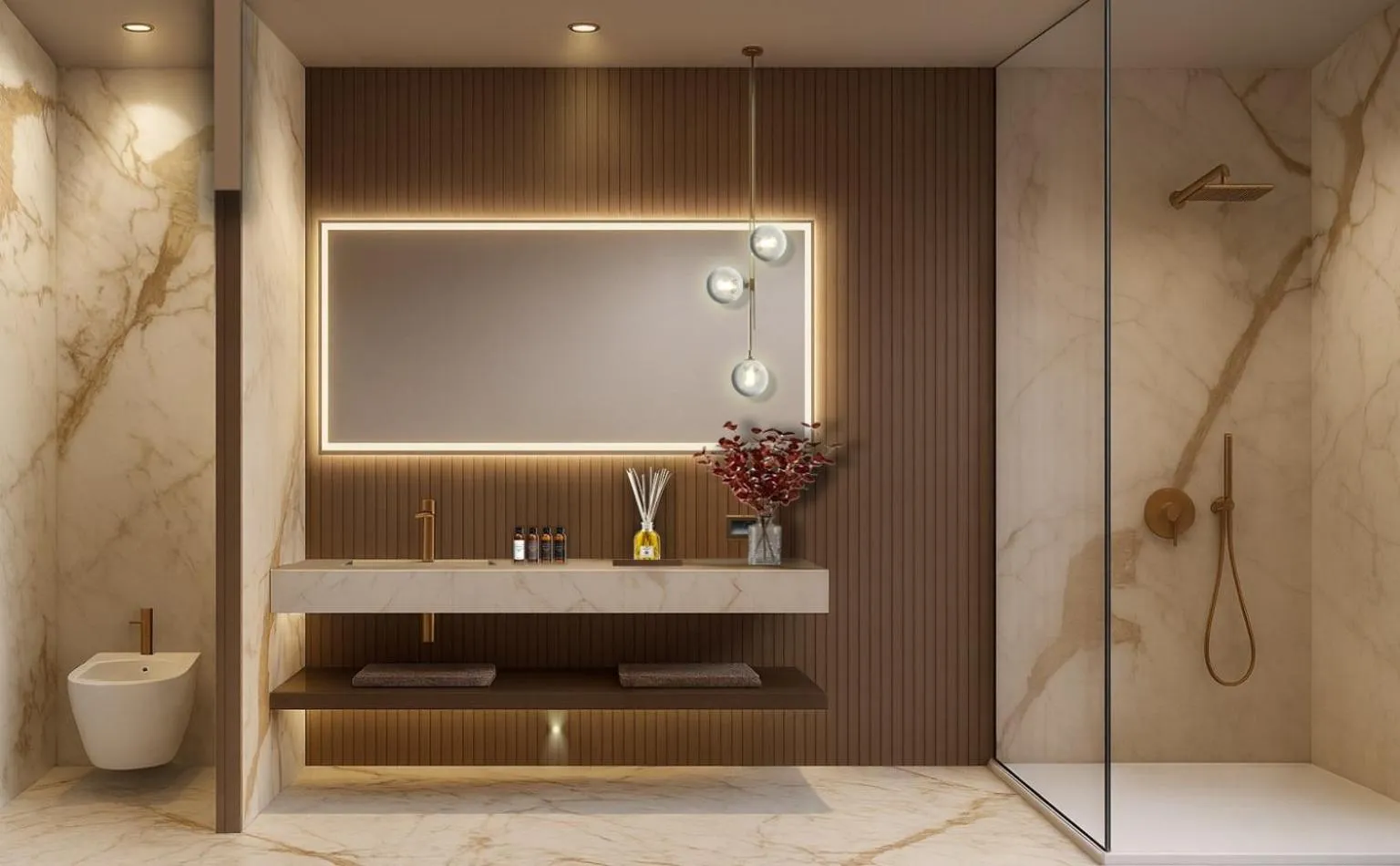 Bathroom in UNA Hotels Capotaormina