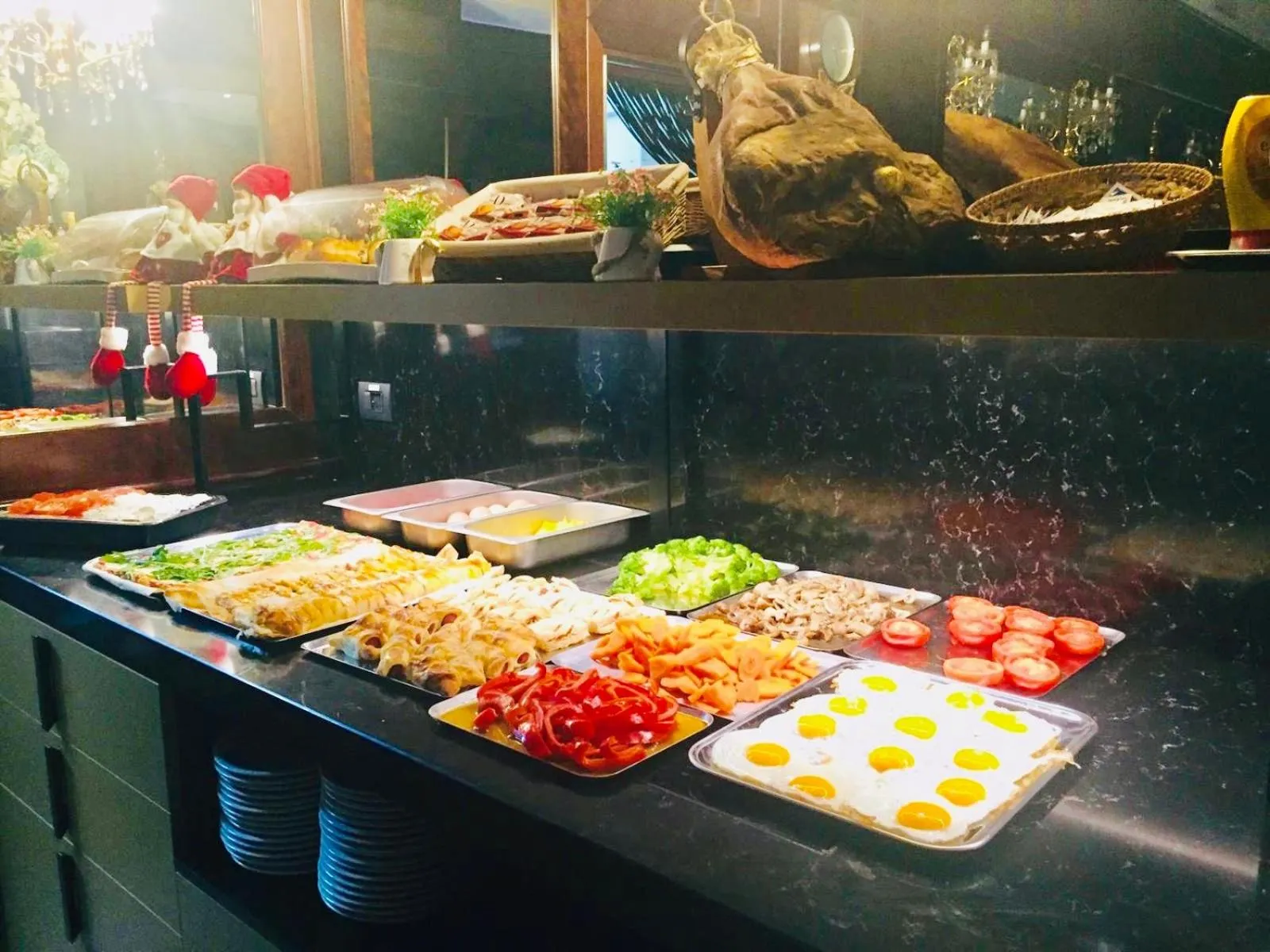 Buffet breakfast in Hotel Mythos