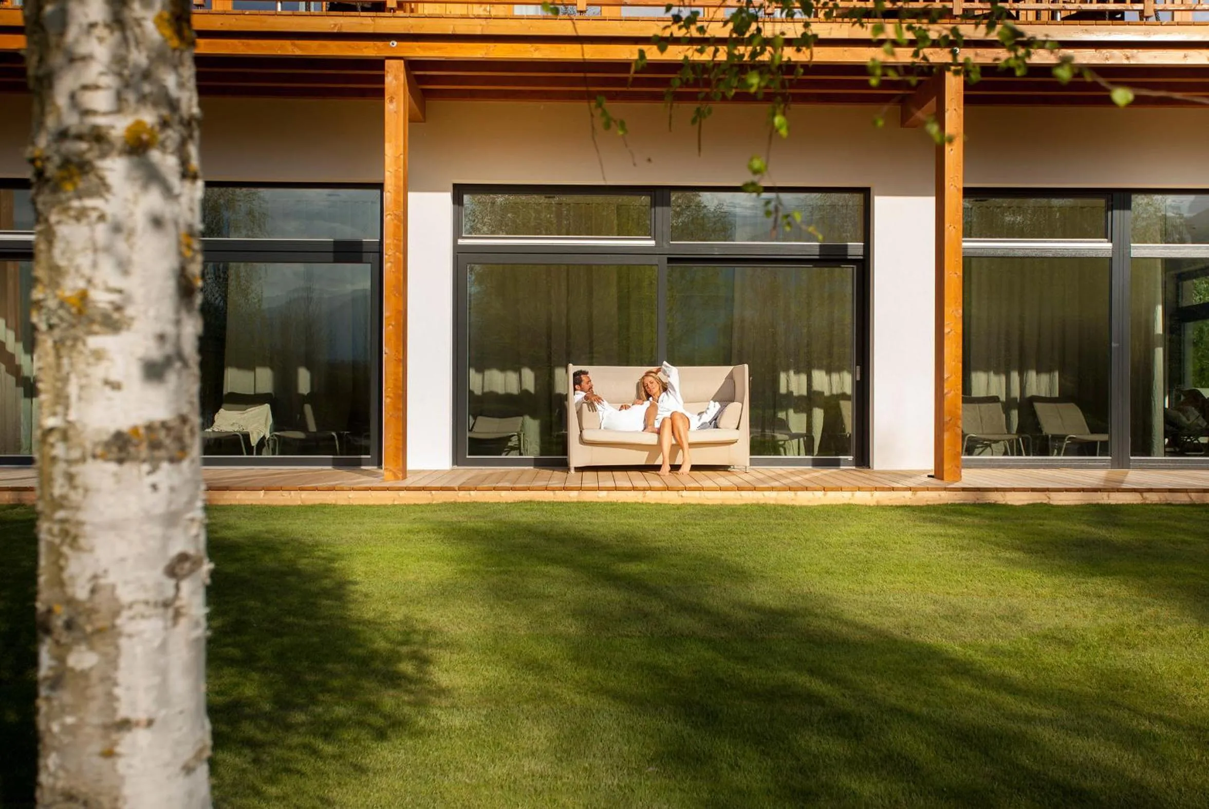 Patio in Dolomitengolf Hotel & Spa