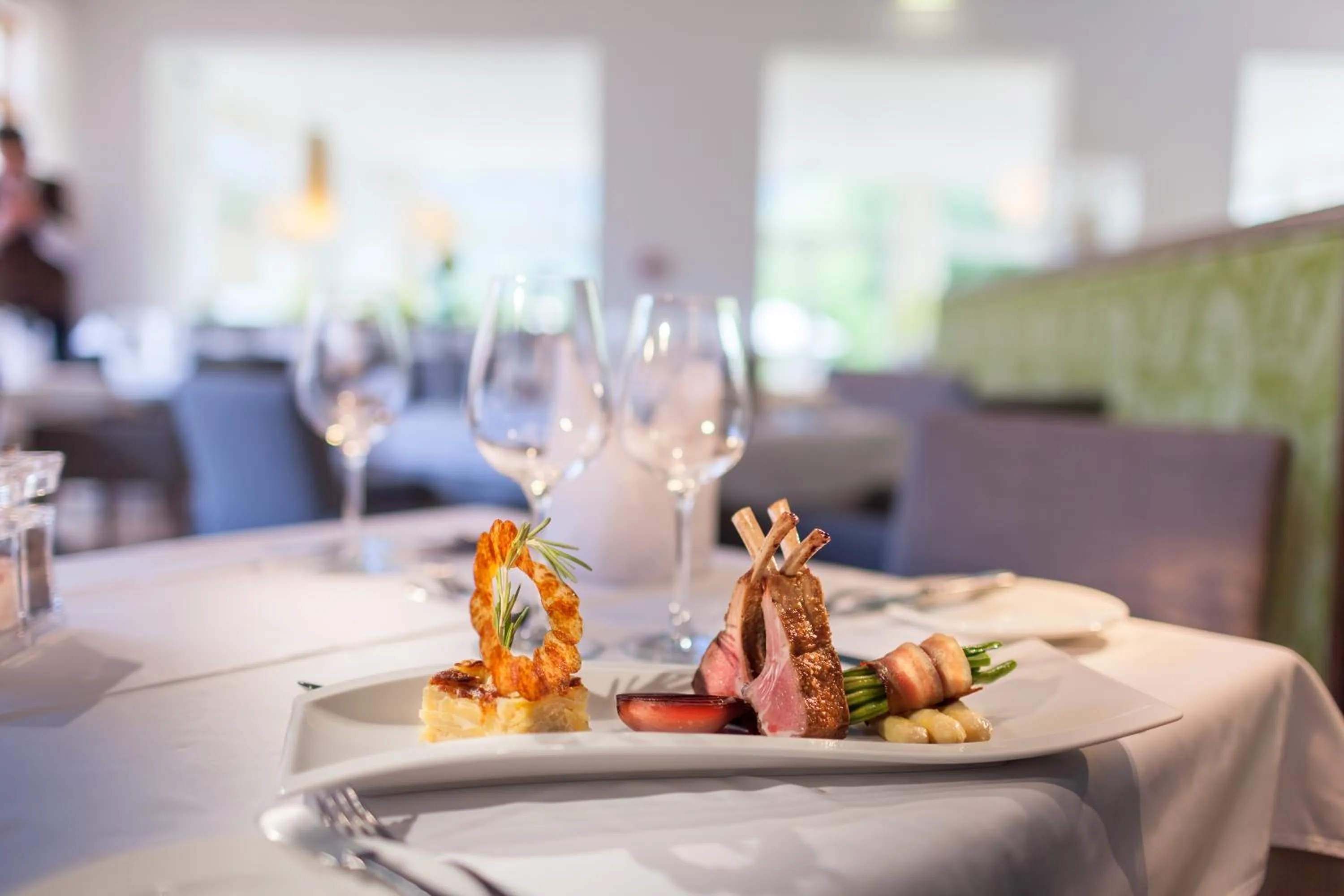 Restaurant/places to eat in Dolomitengolf Hotel & Spa