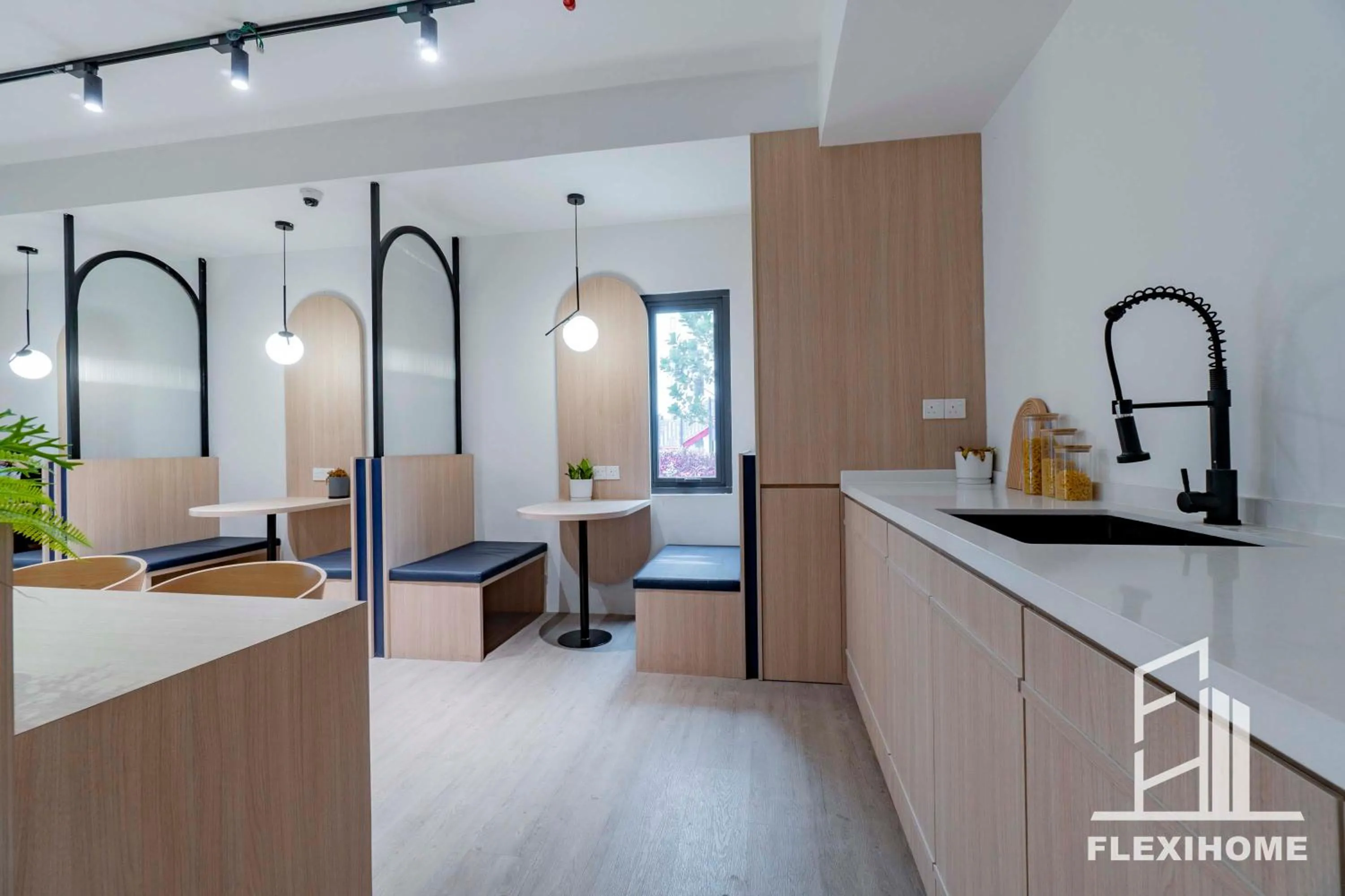 Seating area in KLIA-KLIA 2, Comfy Studio, Horizon Suites Sepang-Dengkil by Flexihome-MY