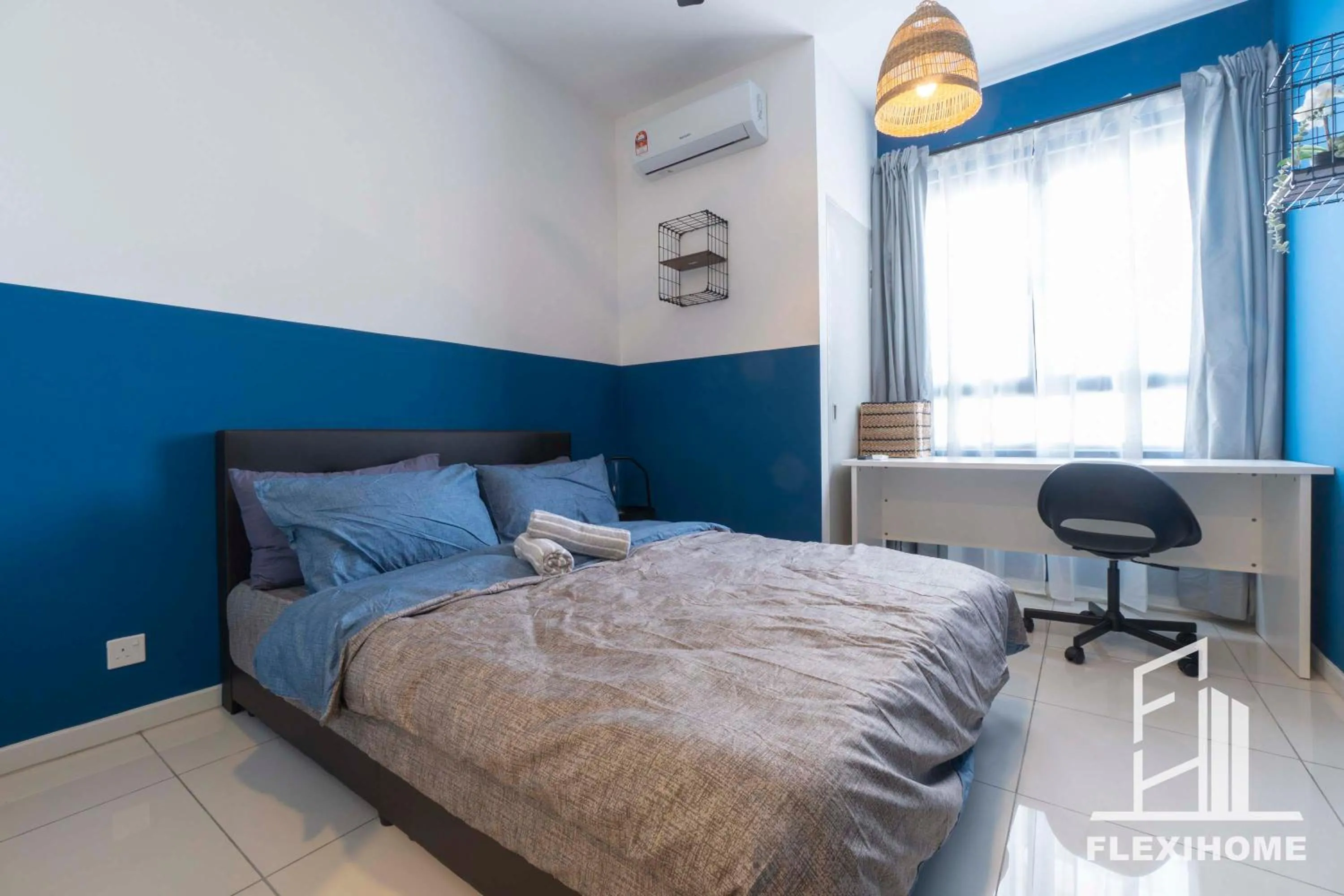 Bed in KLIA-KLIA 2, Comfy Studio, Horizon Suites Sepang-Dengkil by Flexihome-MY