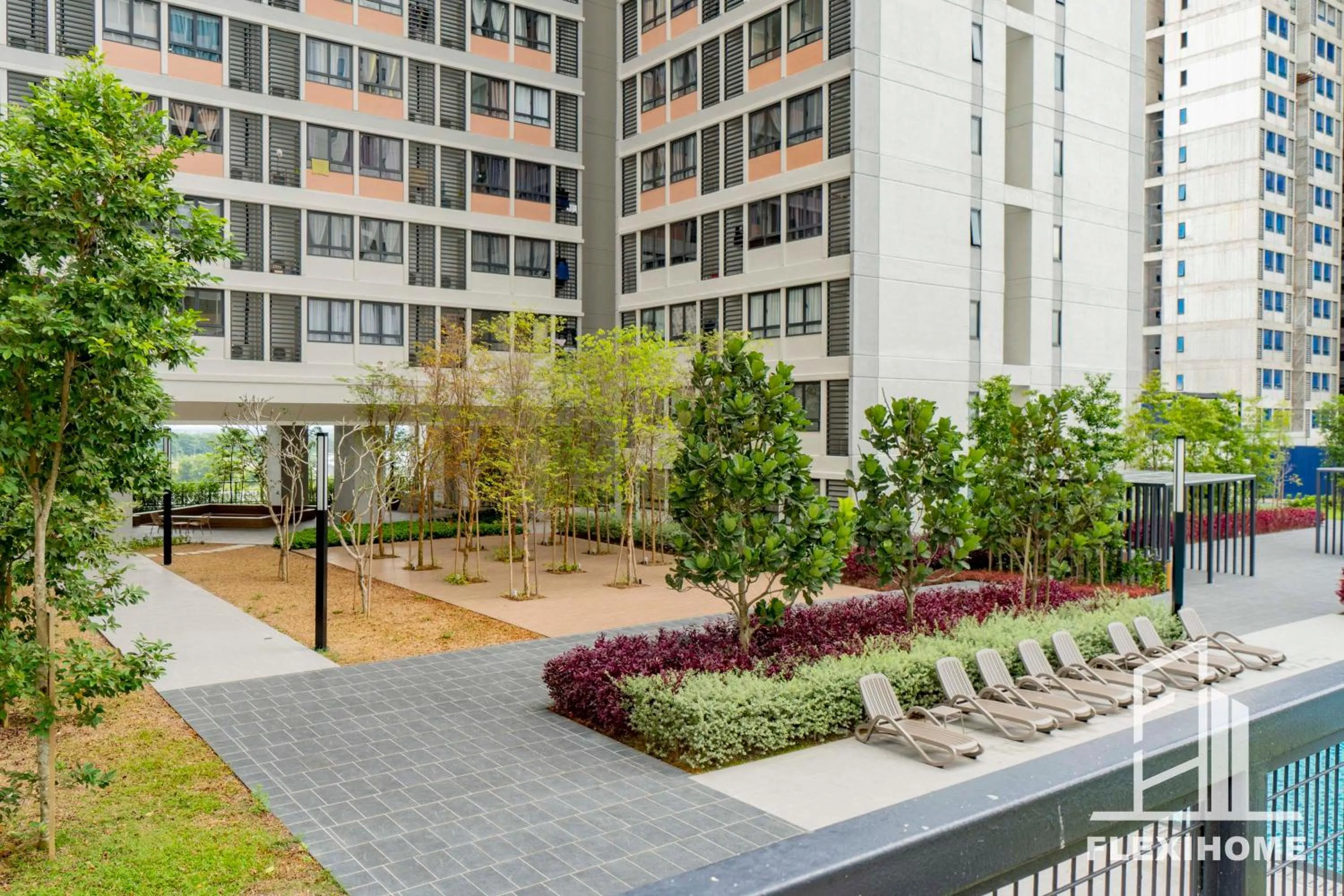 Garden in KLIA-KLIA 2, Comfy Studio, Horizon Suites Sepang-Dengkil by Flexihome-MY