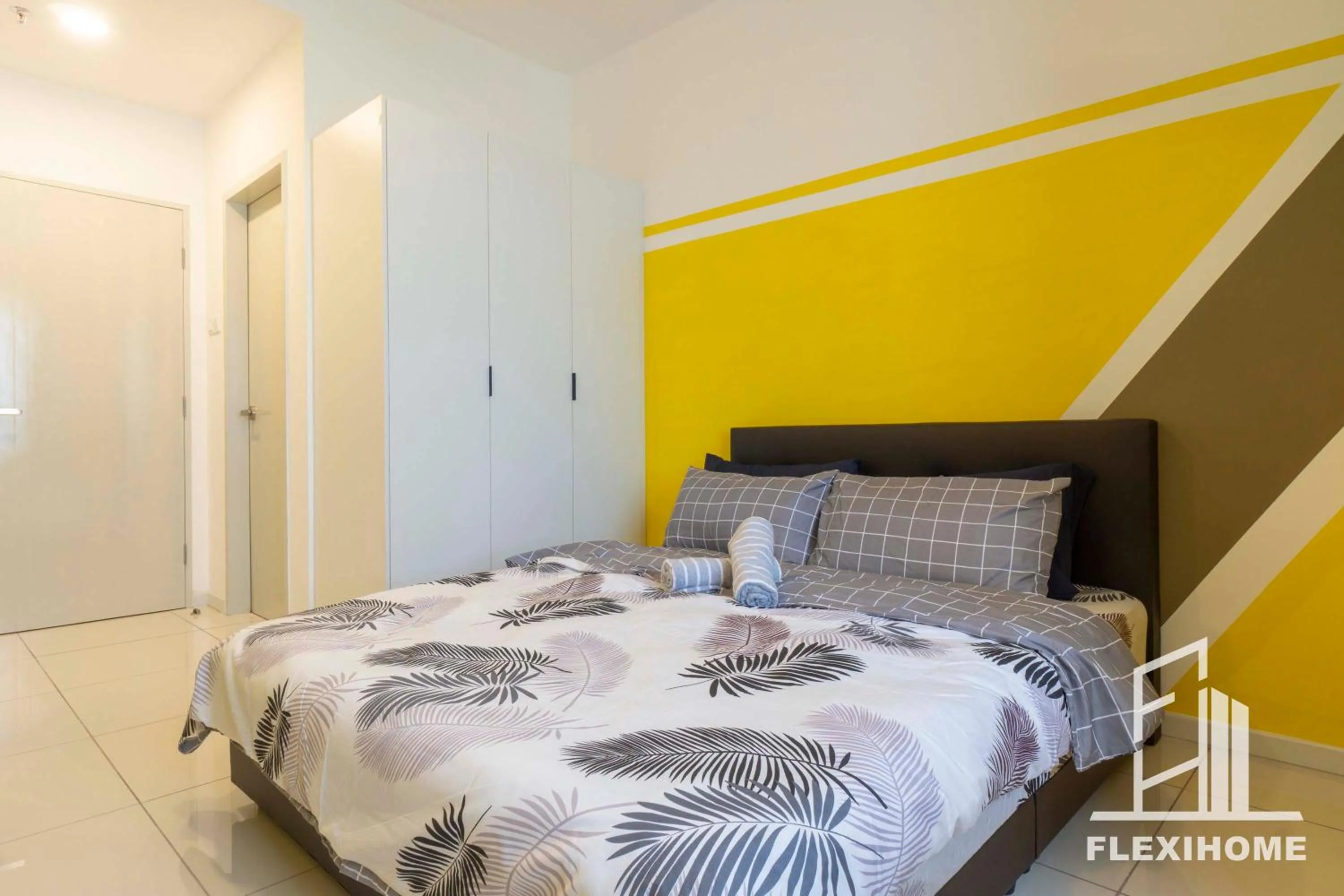 Bed in KLIA-KLIA 2, Comfy Studio, Horizon Suites Sepang-Dengkil by Flexihome-MY