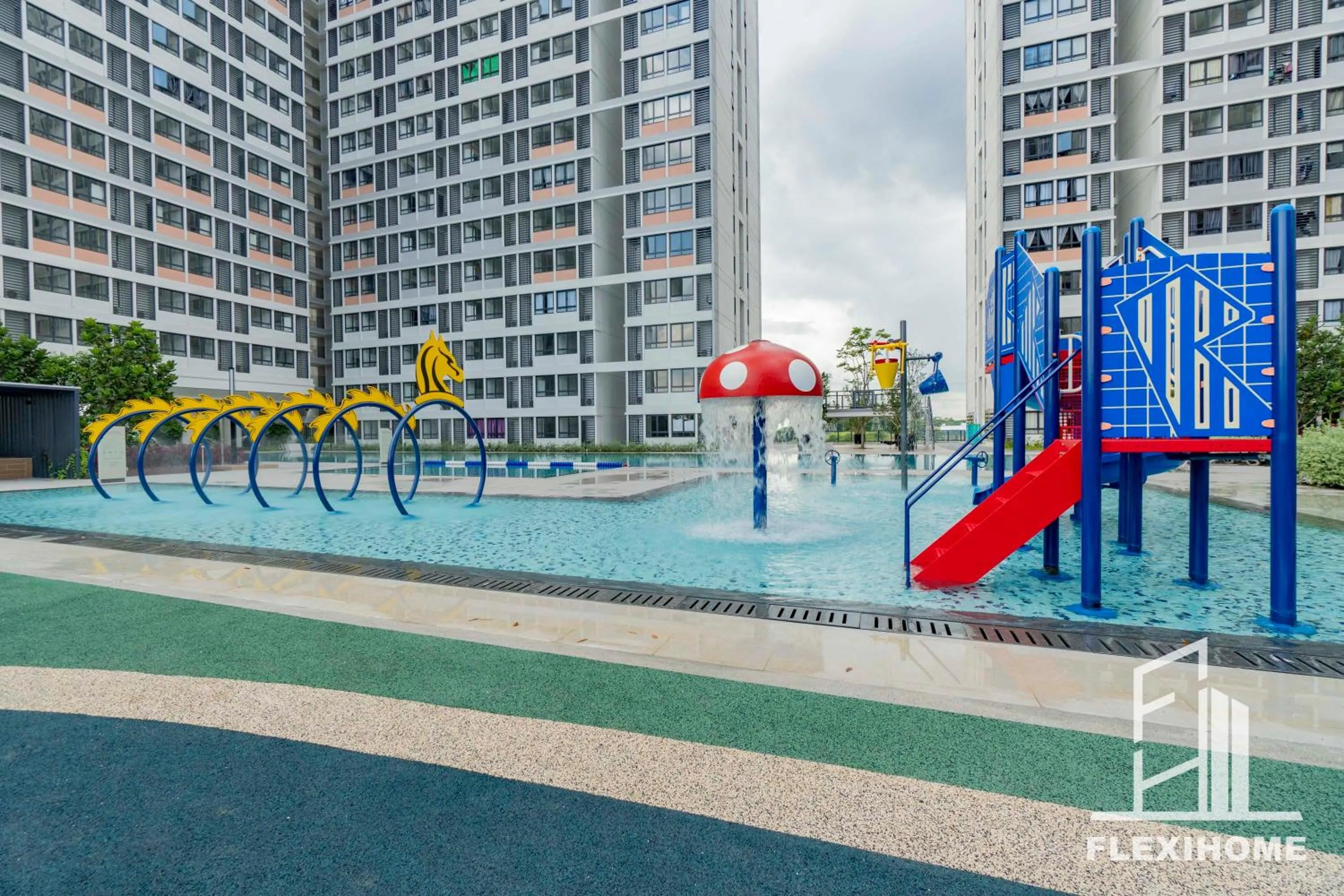 Swimming pool in KLIA-KLIA 2, Comfy Studio, Horizon Suites Sepang-Dengkil by Flexihome-MY