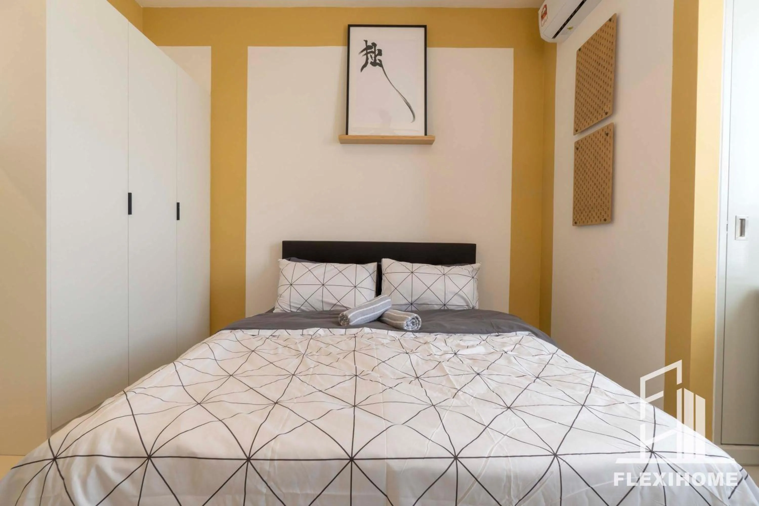 Bed in KLIA-KLIA 2, Comfy Studio, Horizon Suites Sepang-Dengkil by Flexihome-MY