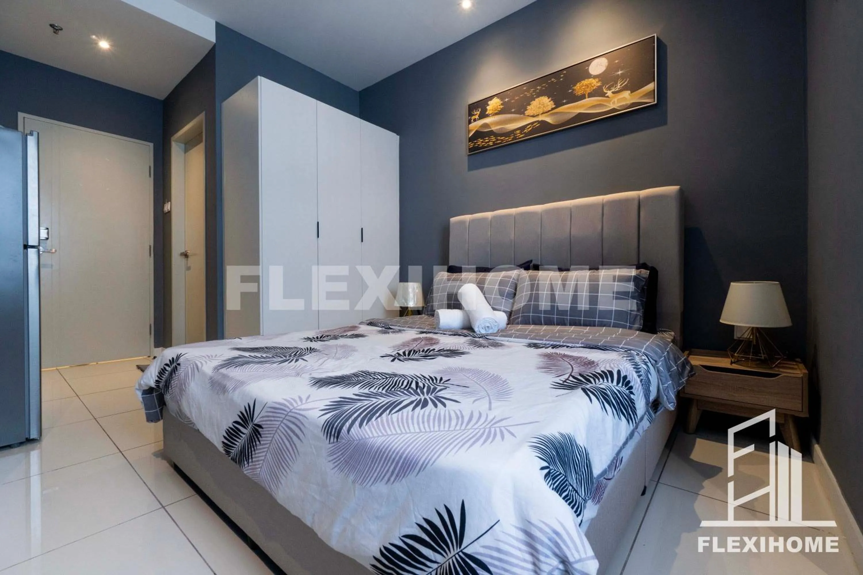 Bed in KLIA-KLIA 2, Comfy Studio, Horizon Suites Sepang-Dengkil by Flexihome-MY