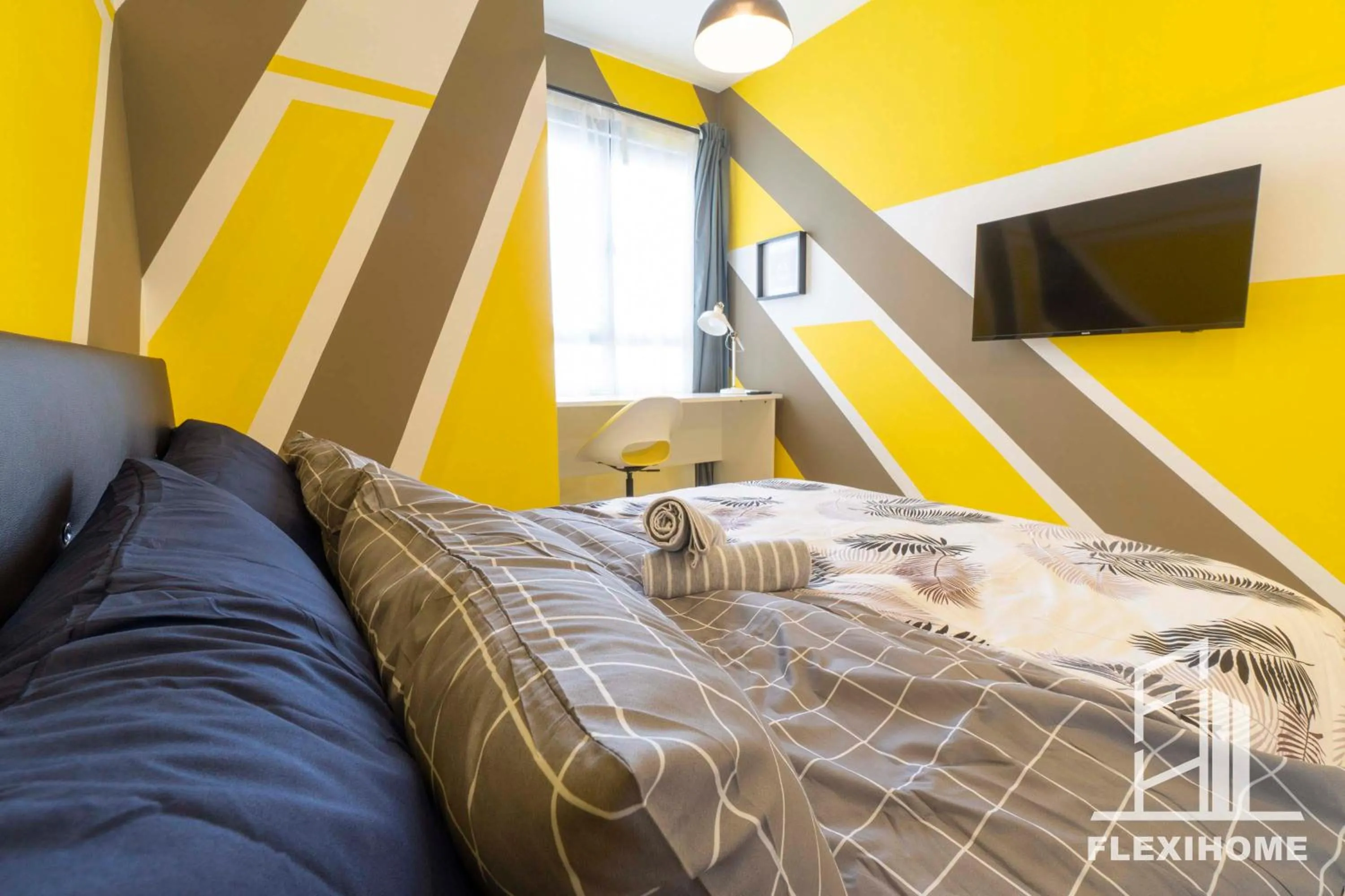 Bed in KLIA-KLIA 2, Comfy Studio, Horizon Suites Sepang-Dengkil by Flexihome-MY