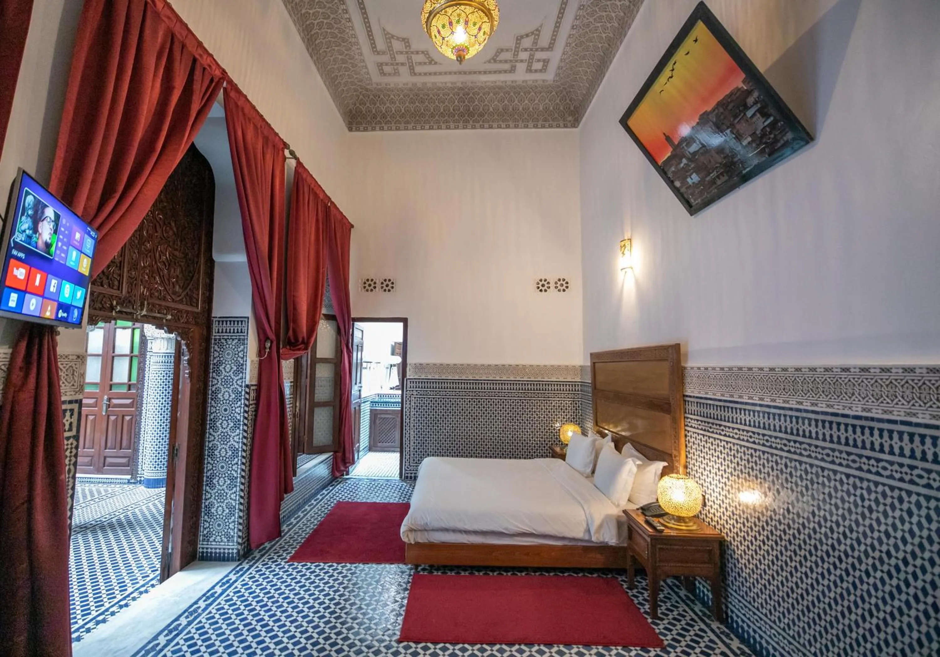 Photo of the whole room, Bed in Riad Dari Fes