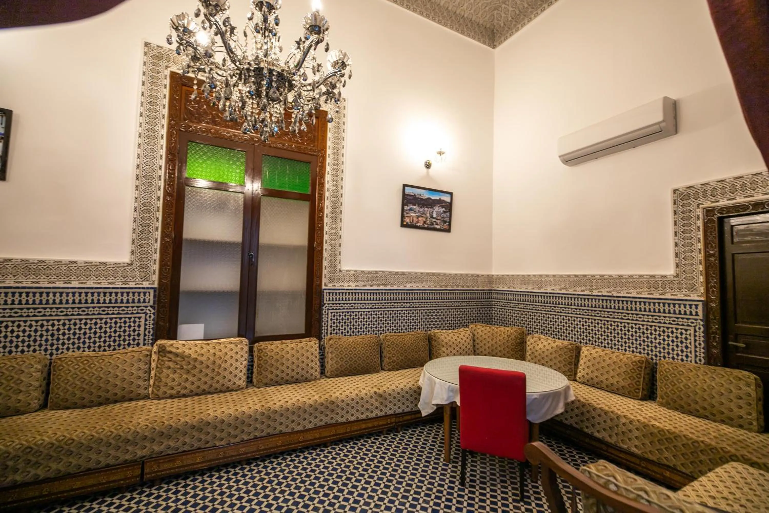 Seating area in Riad Dari Fes