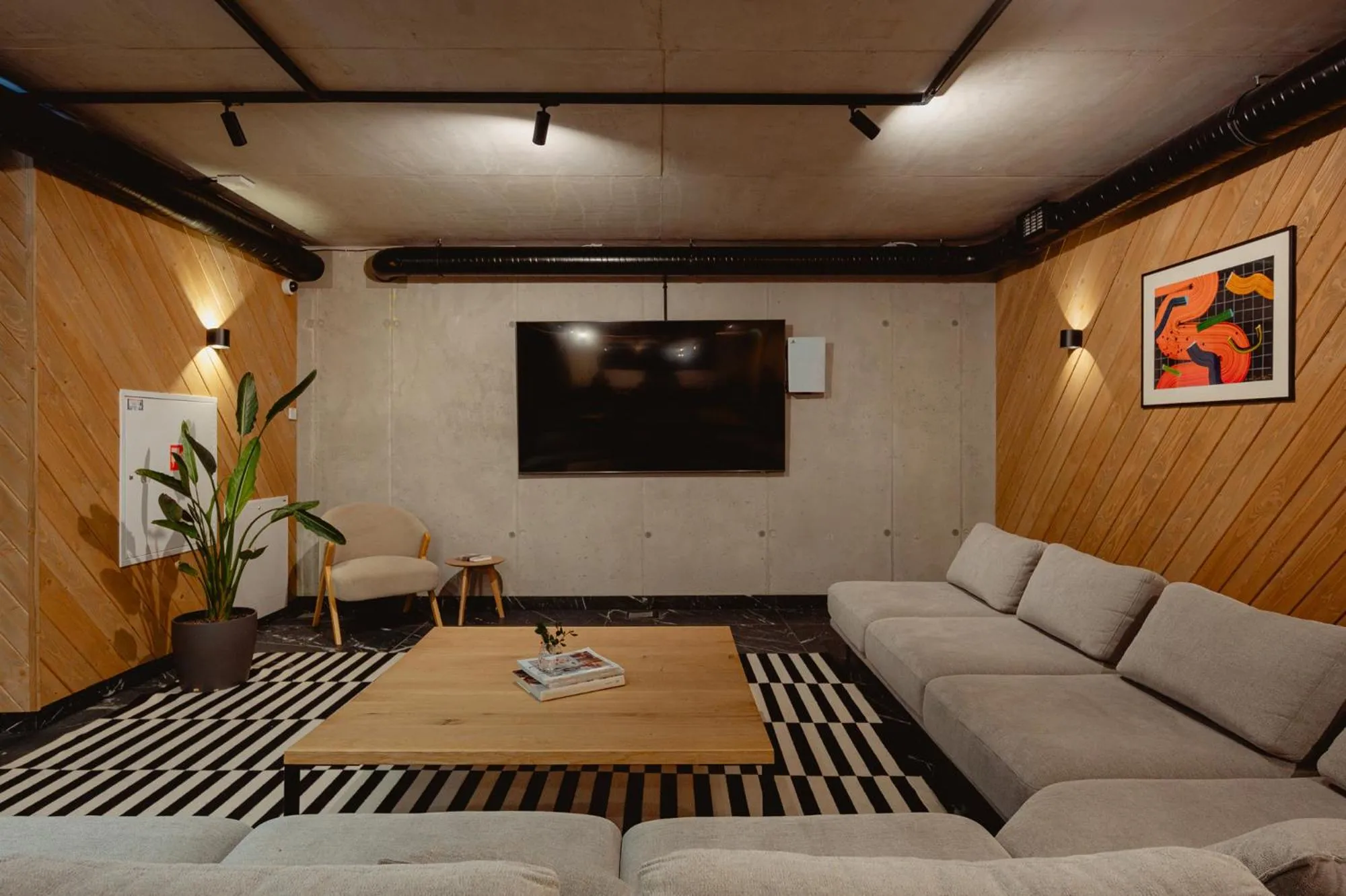 Communal lounge/ TV room in Lipowy Dwór