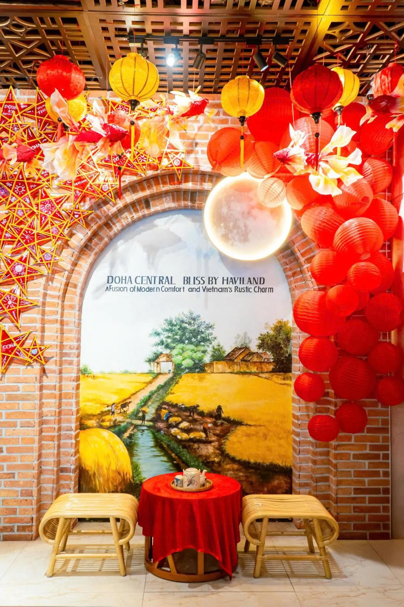 Communal lounge/ TV room in Doha Central Bliss Danang Hotel by Haviland