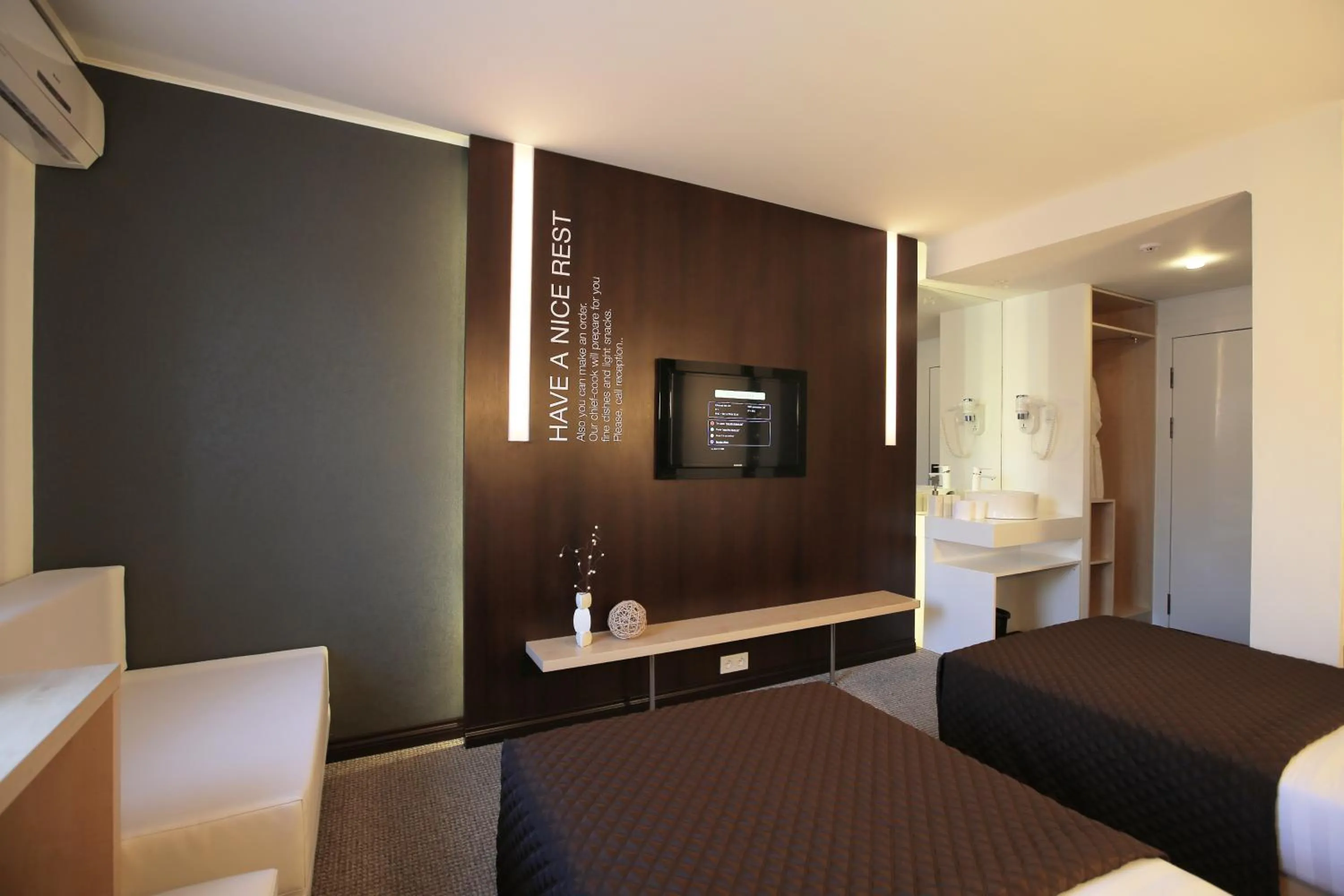 Photo of the whole room, Bed in Futuro Hotel Bishkek