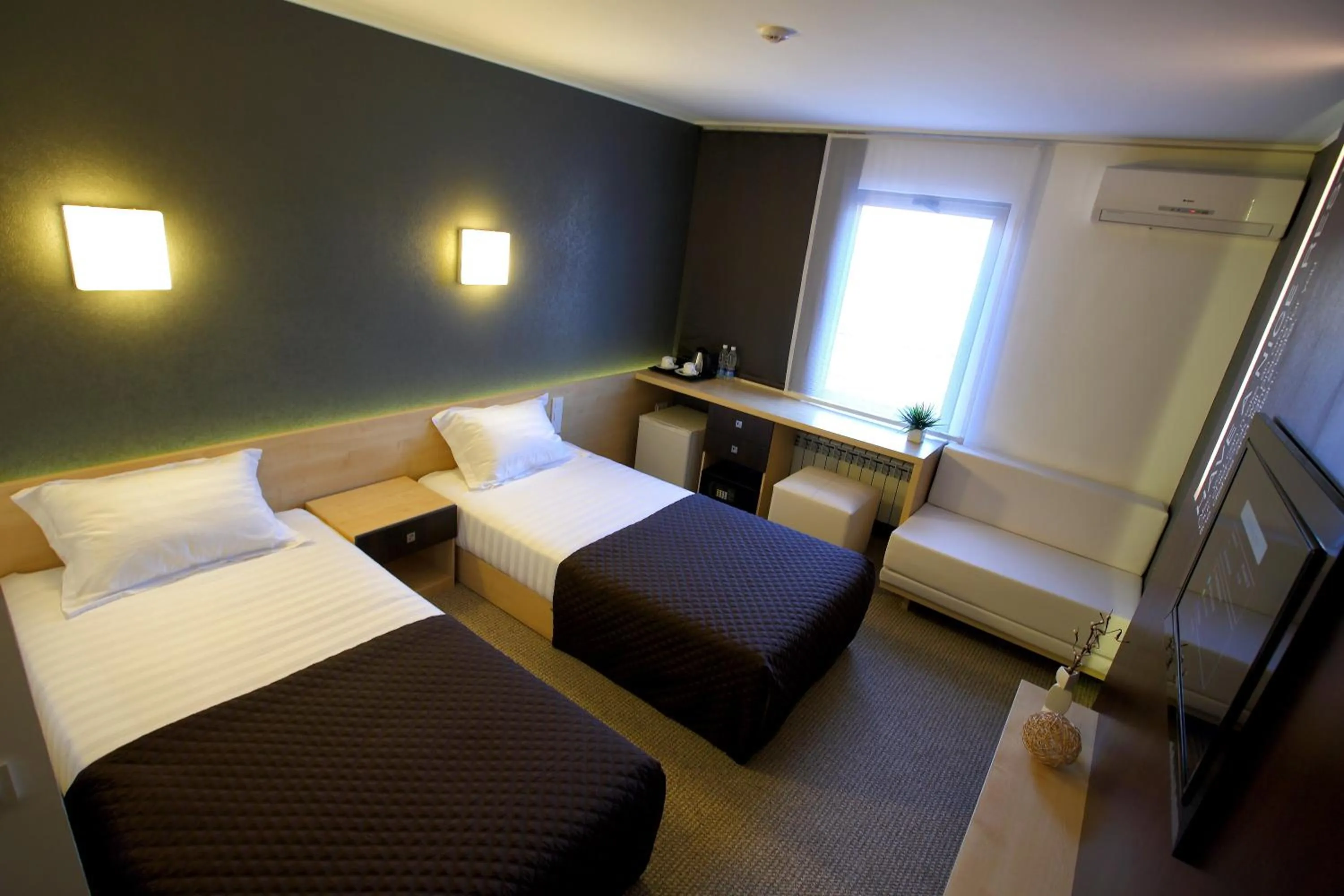 Bed in Futuro Hotel Bishkek