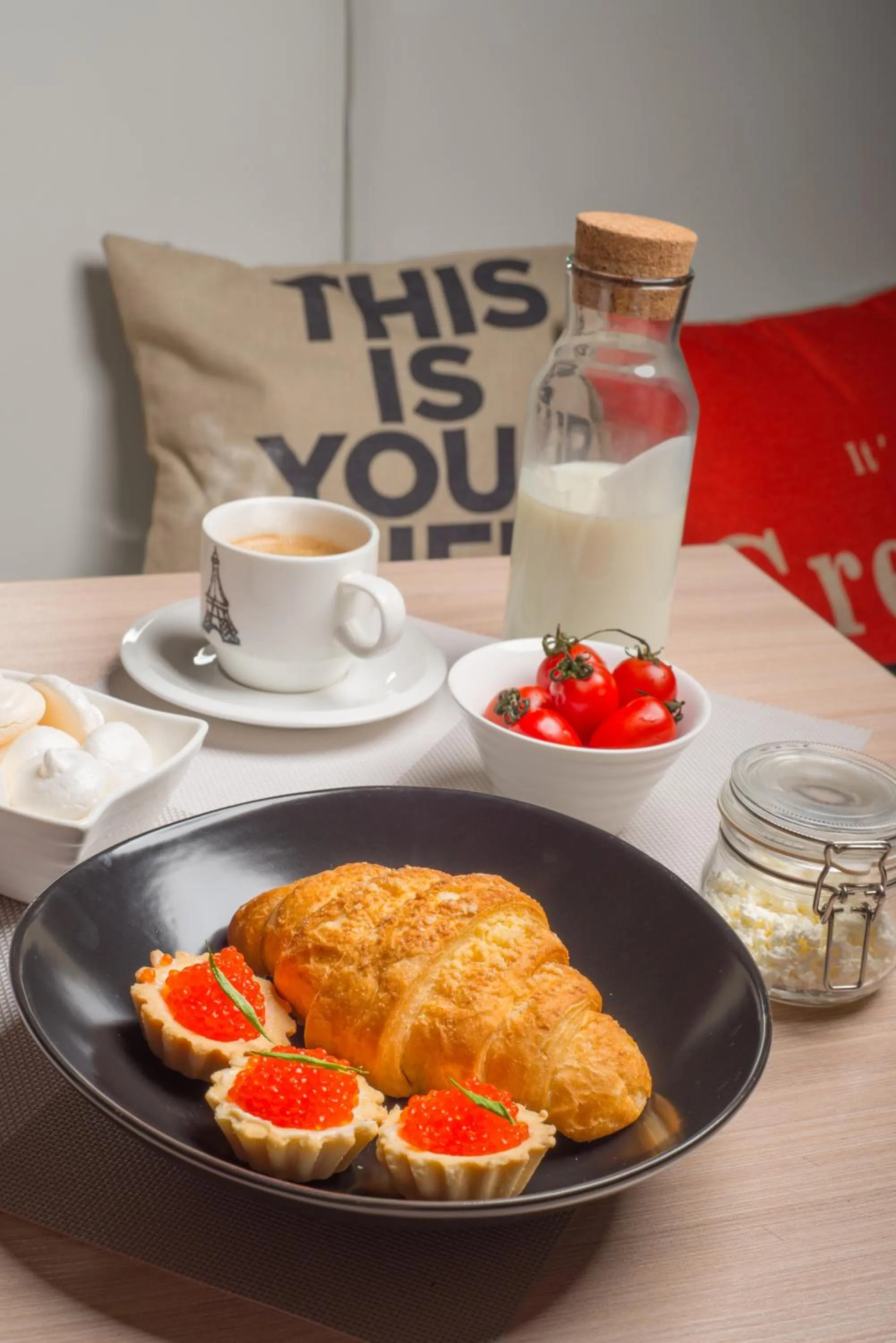 Food close-up in Futuro Hotel Bishkek