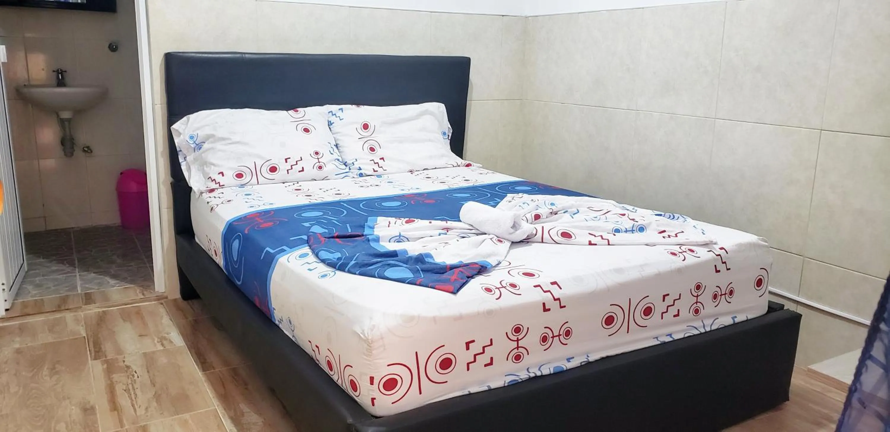 Bed in Mom's house Colombia