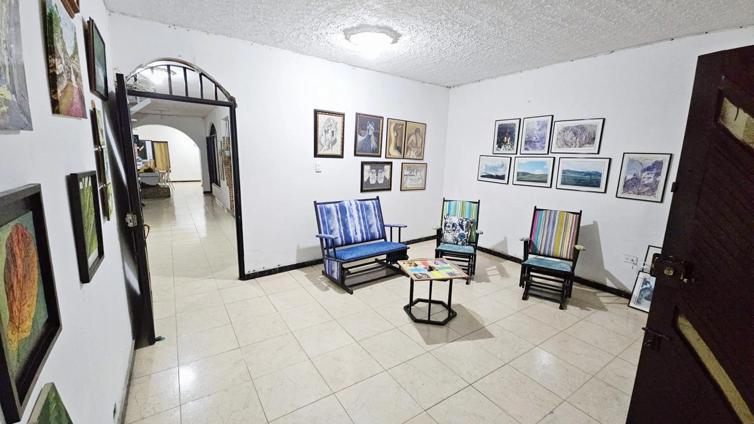 Living room in Mom's house Colombia