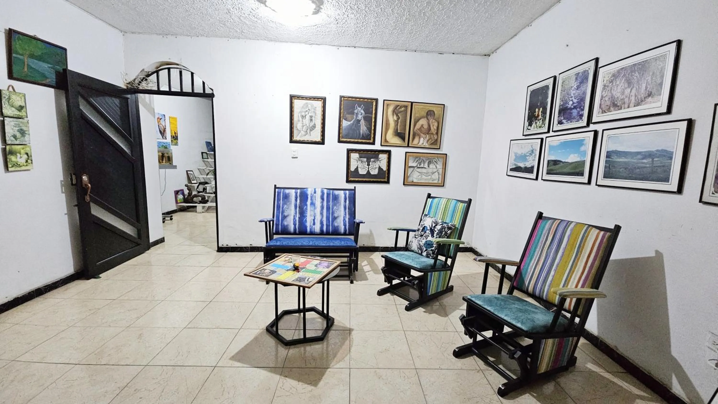 Living room in Mom's house Colombia