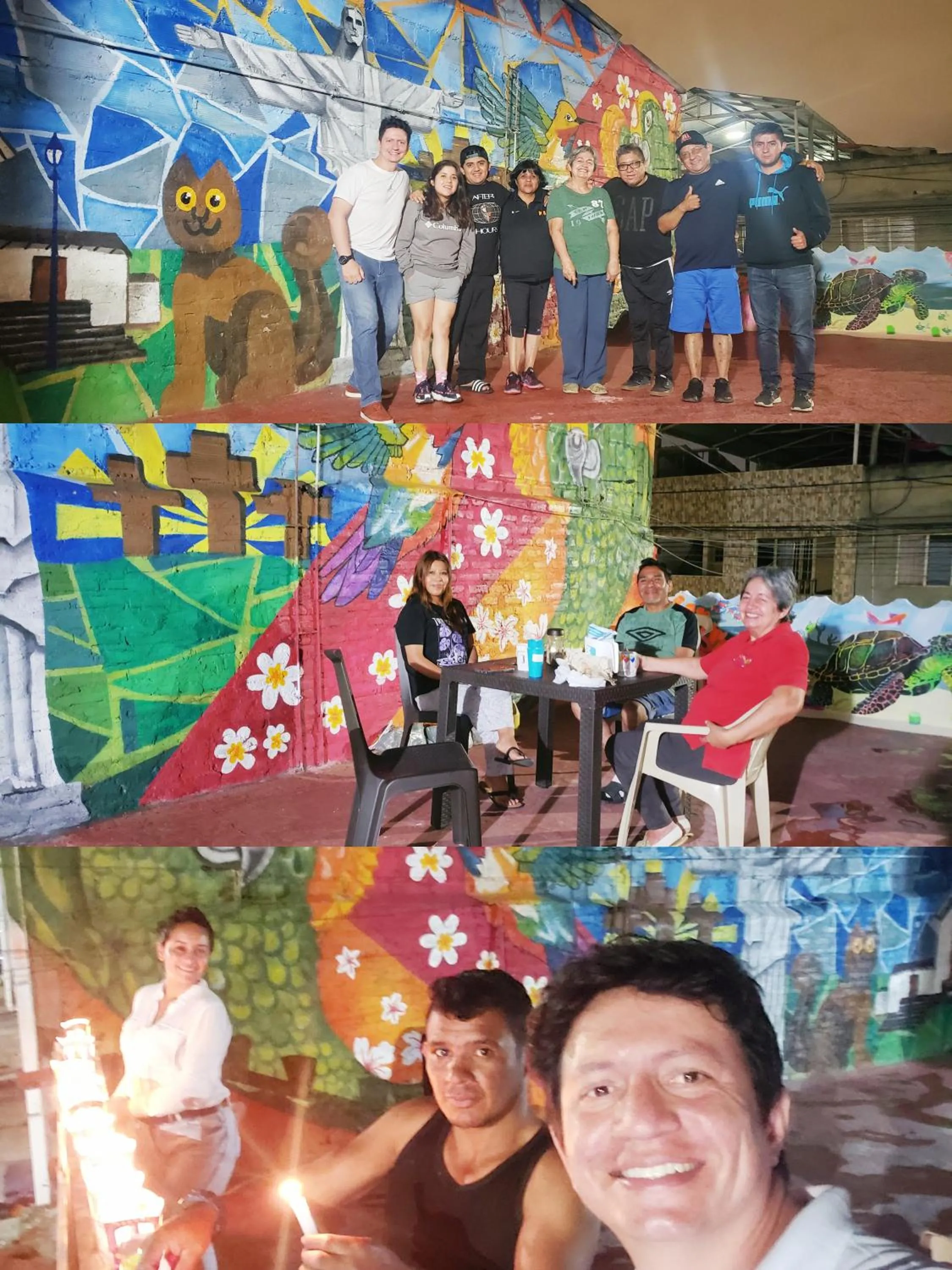 Off site in Mom's house Colombia