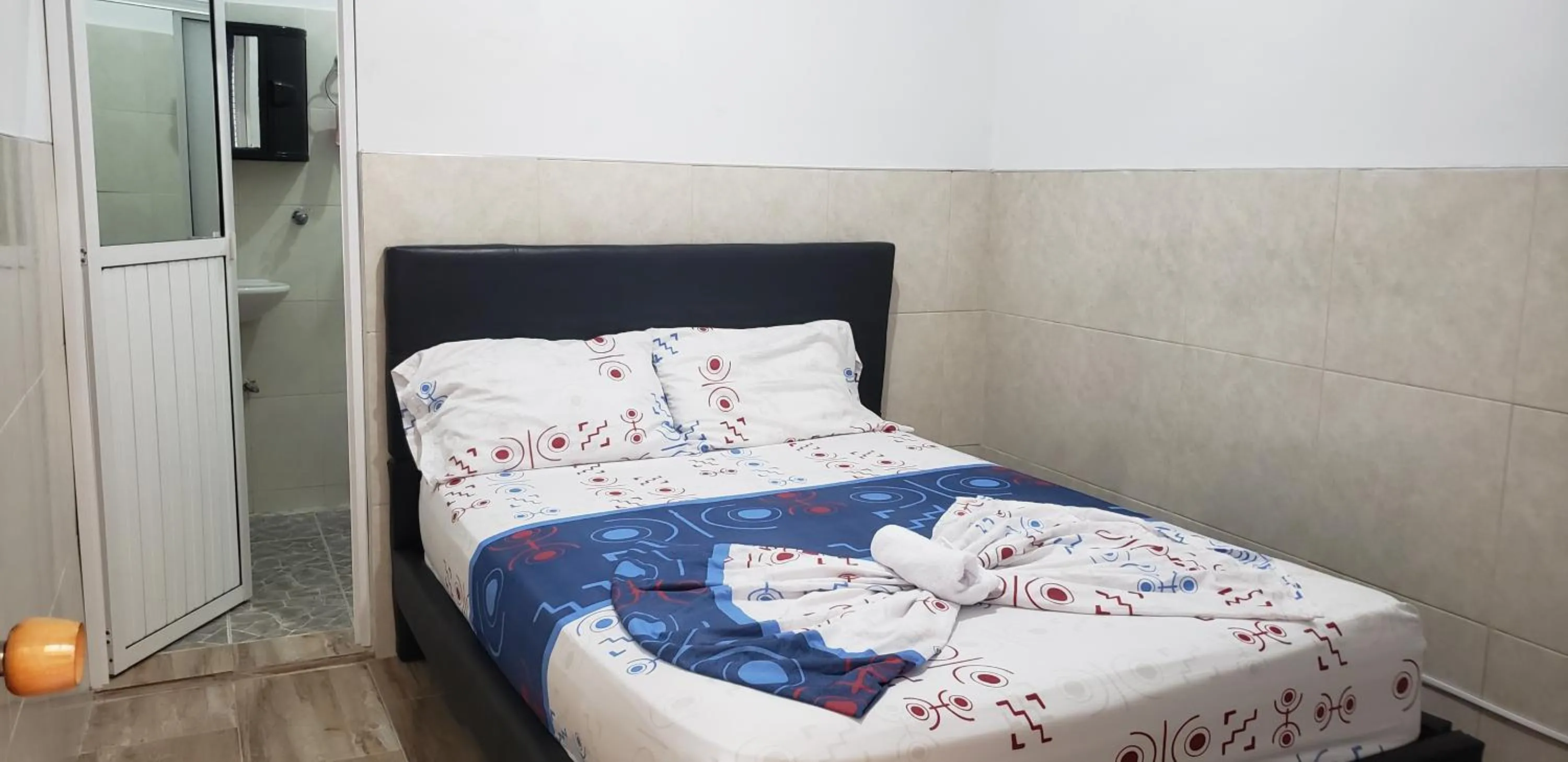 Bed in Mom's house Colombia