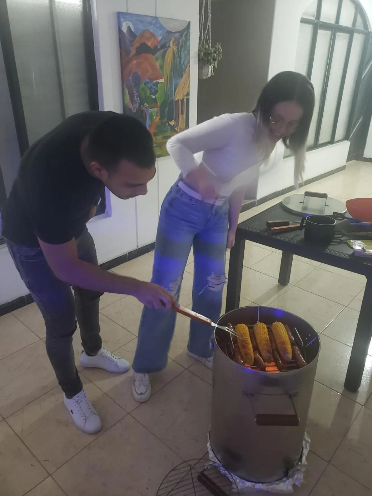 Patio in Mom's house Colombia