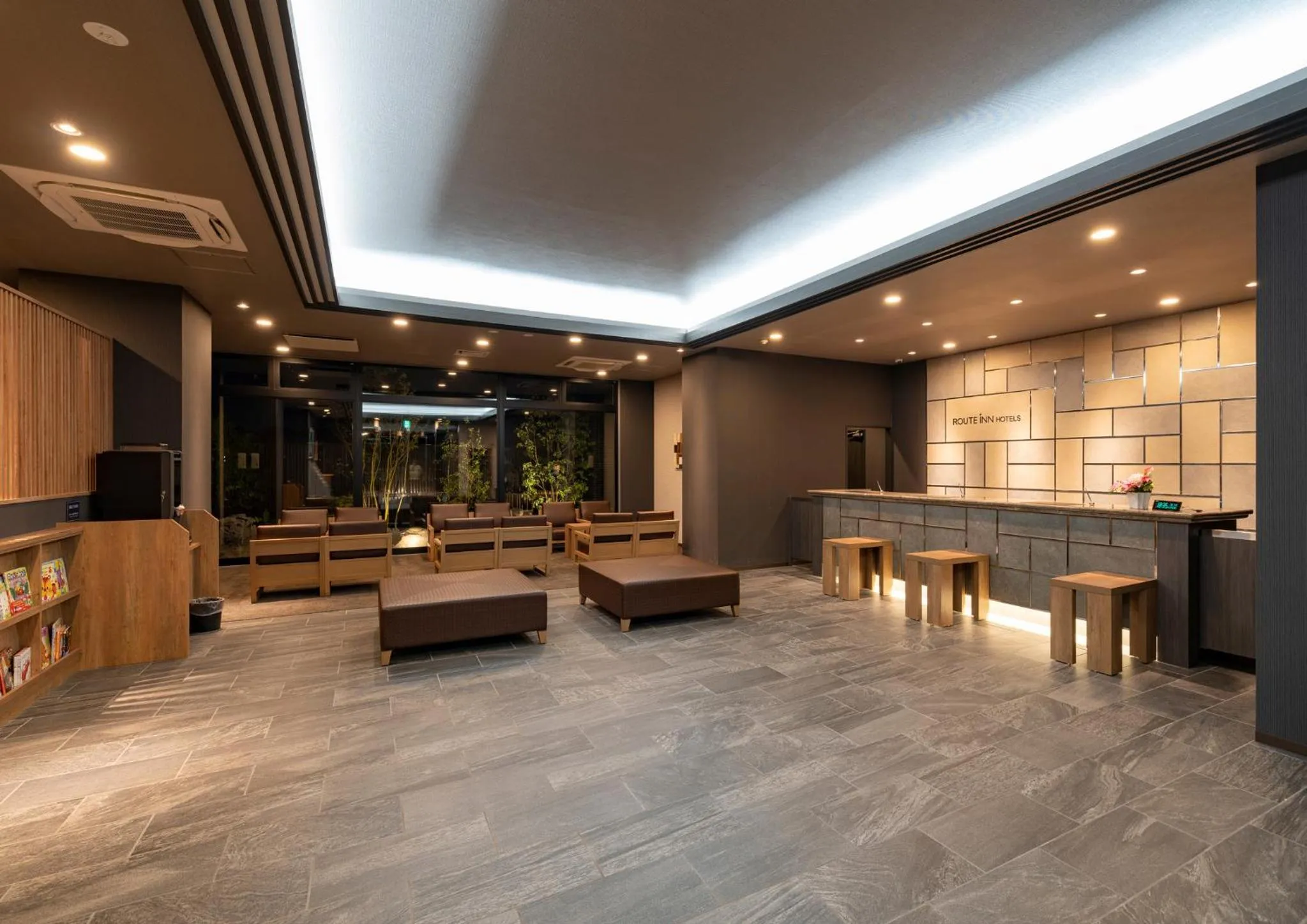 Lobby or reception in Hotel Route Inn Osaka Izumifuchu