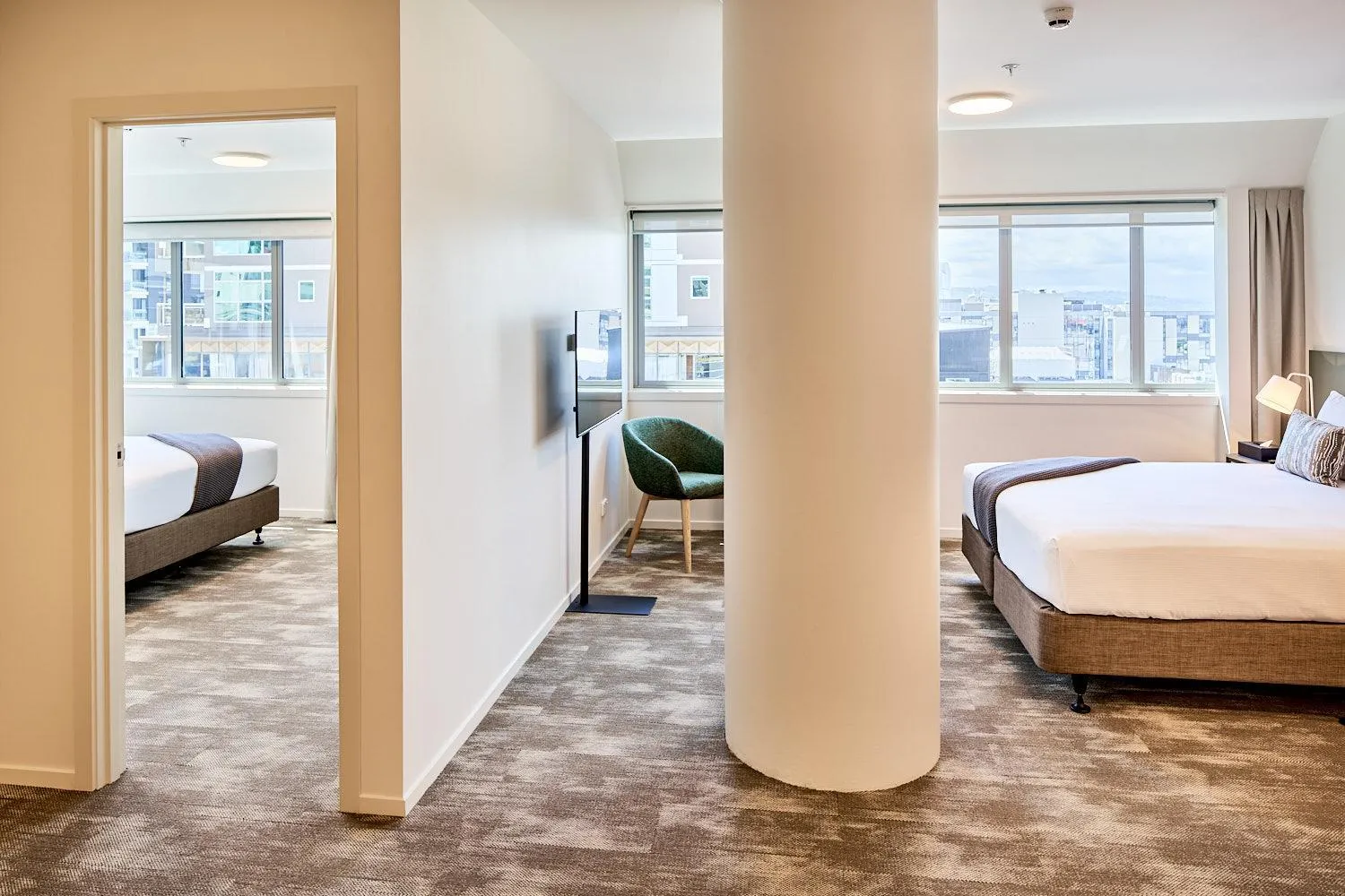 Photo of the whole room, Bed in Sojourn Apartment Hotel - Ghuznee