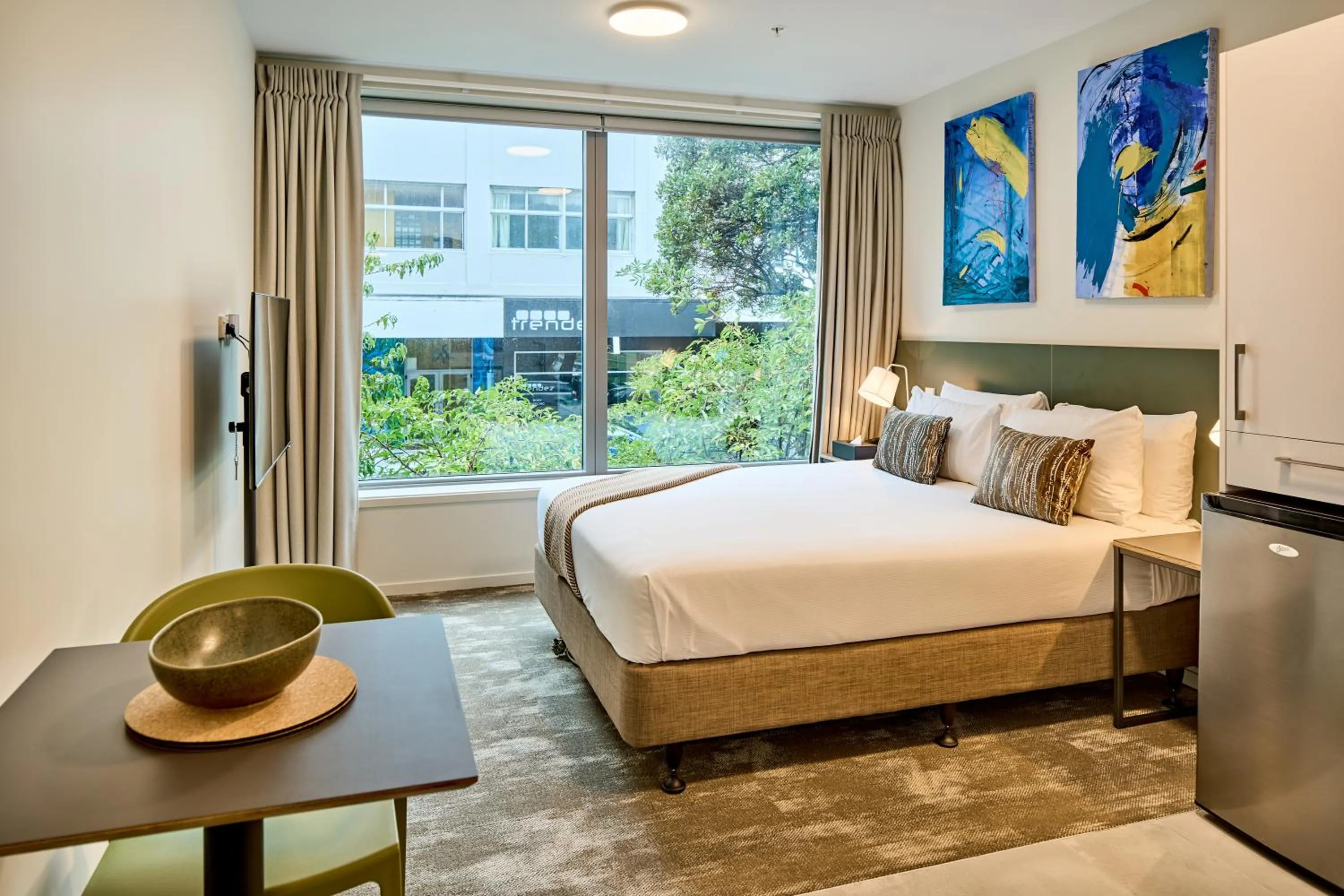 Photo of the whole room, Bed in Sojourn Apartment Hotel - Ghuznee