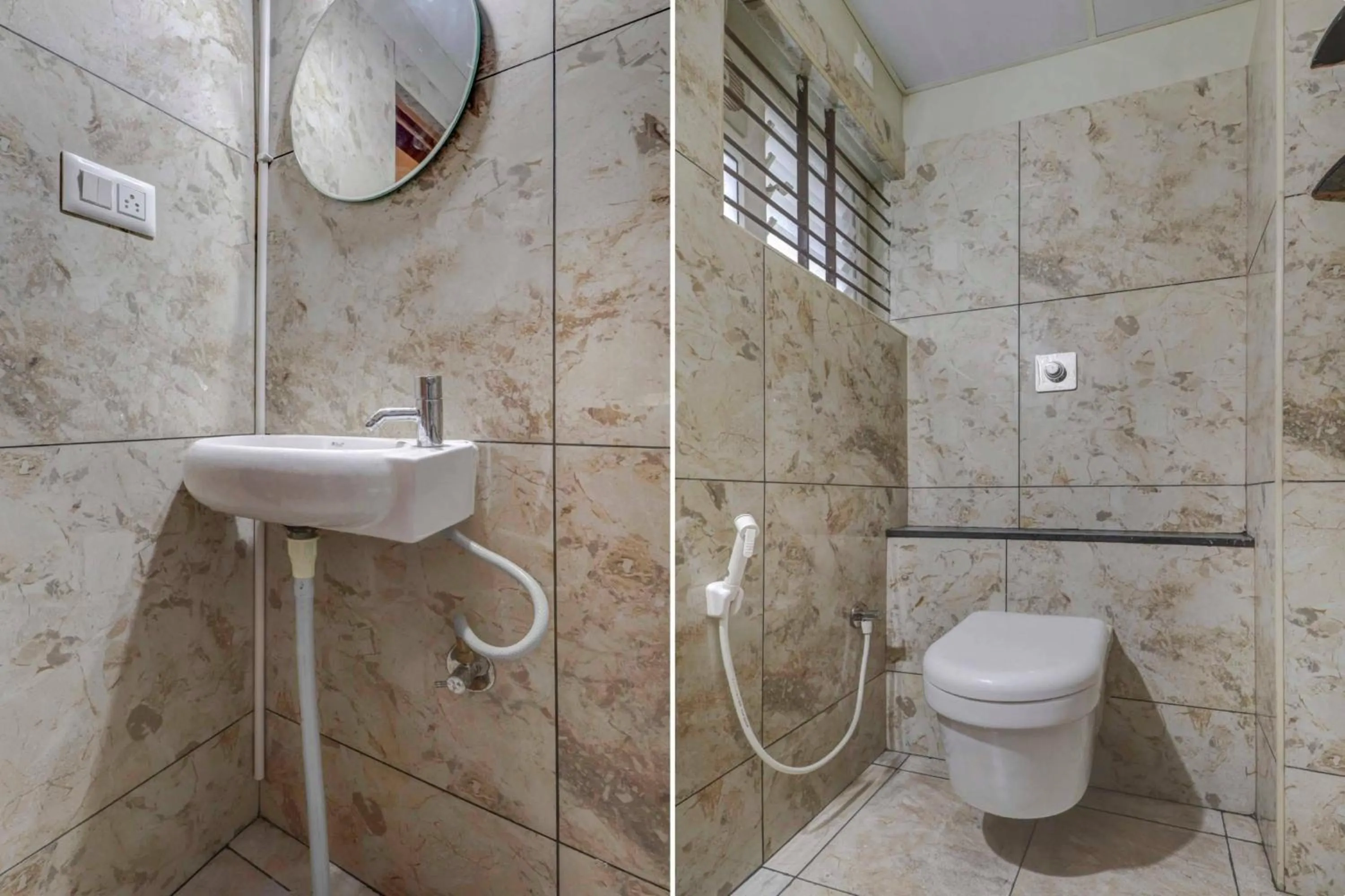 Bathroom in Collection O Global Stay Near Kengeri Bus Terminal Metro Station