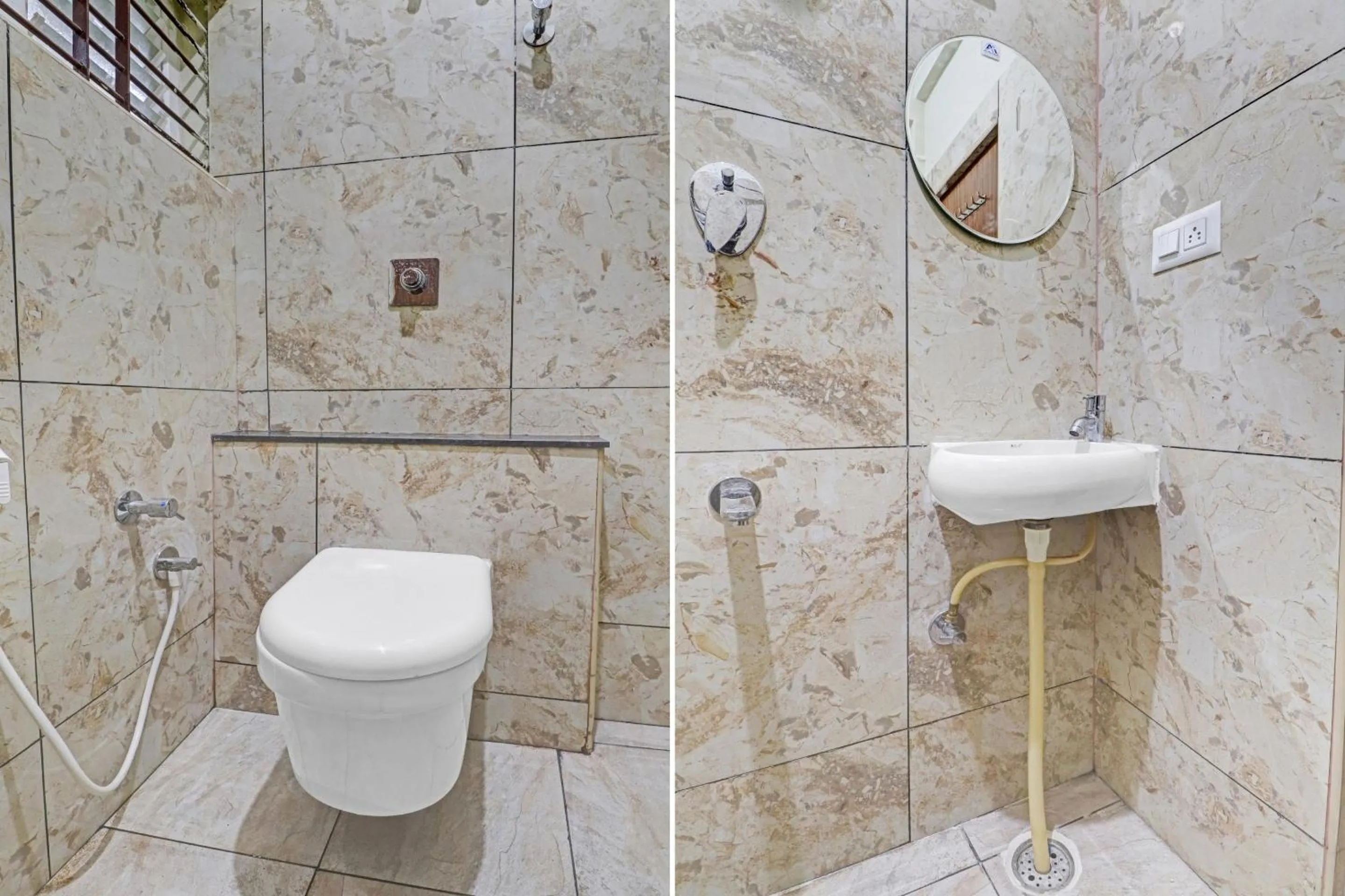 Bathroom in Collection O Global Stay Near Kengeri Bus Terminal Metro Station