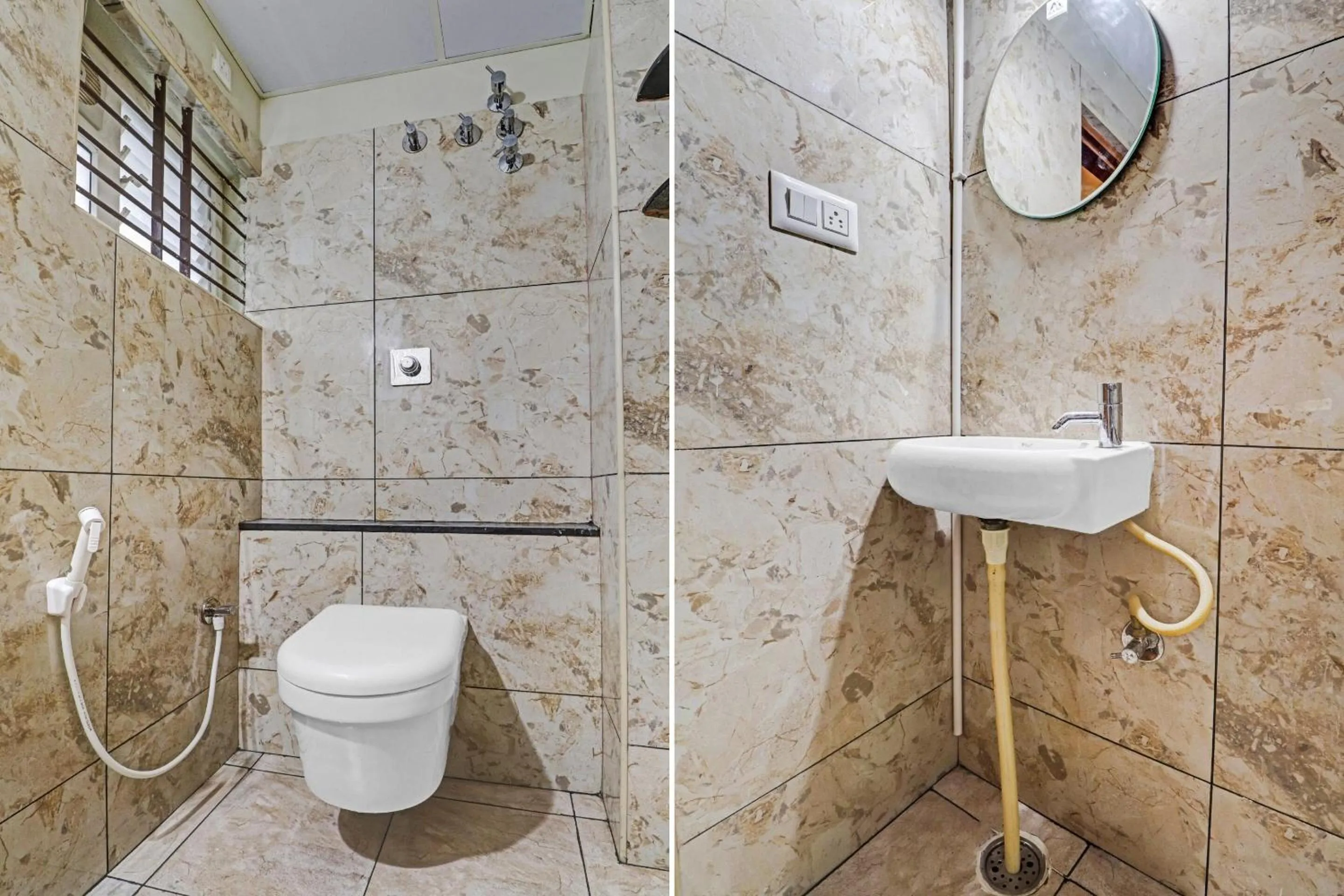 Bathroom in Collection O Global Stay Near Kengeri Bus Terminal Metro Station